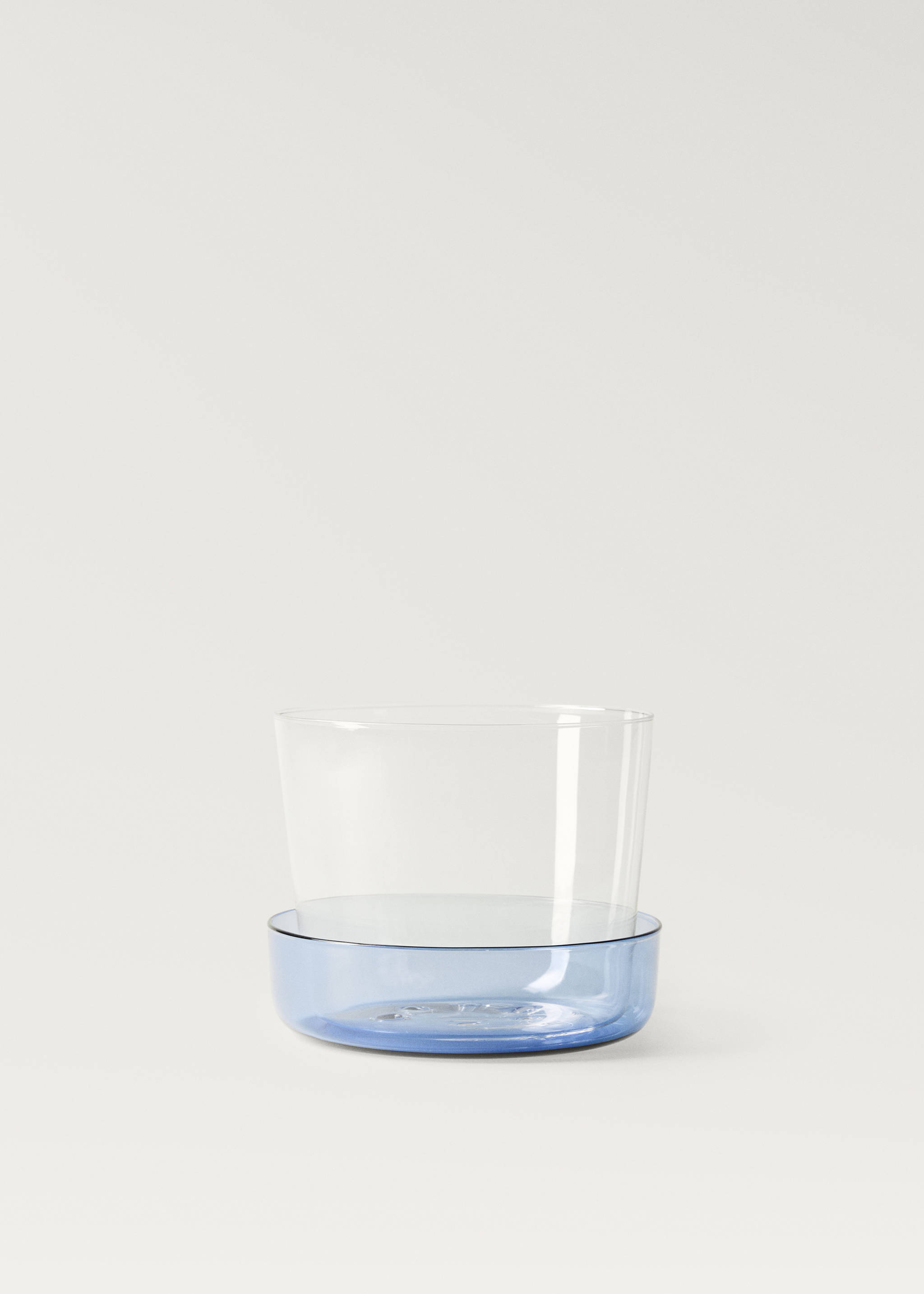 Two-tone borosilicate flower plot - Article without model