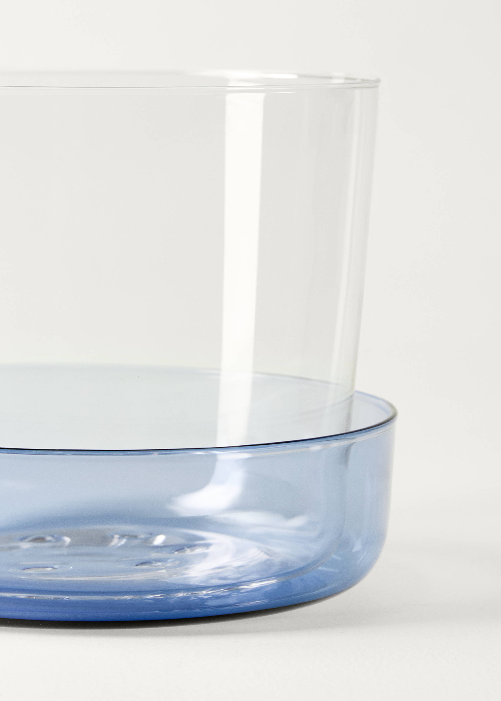 Two-tone borosilicate flower plot - Details of the article 1