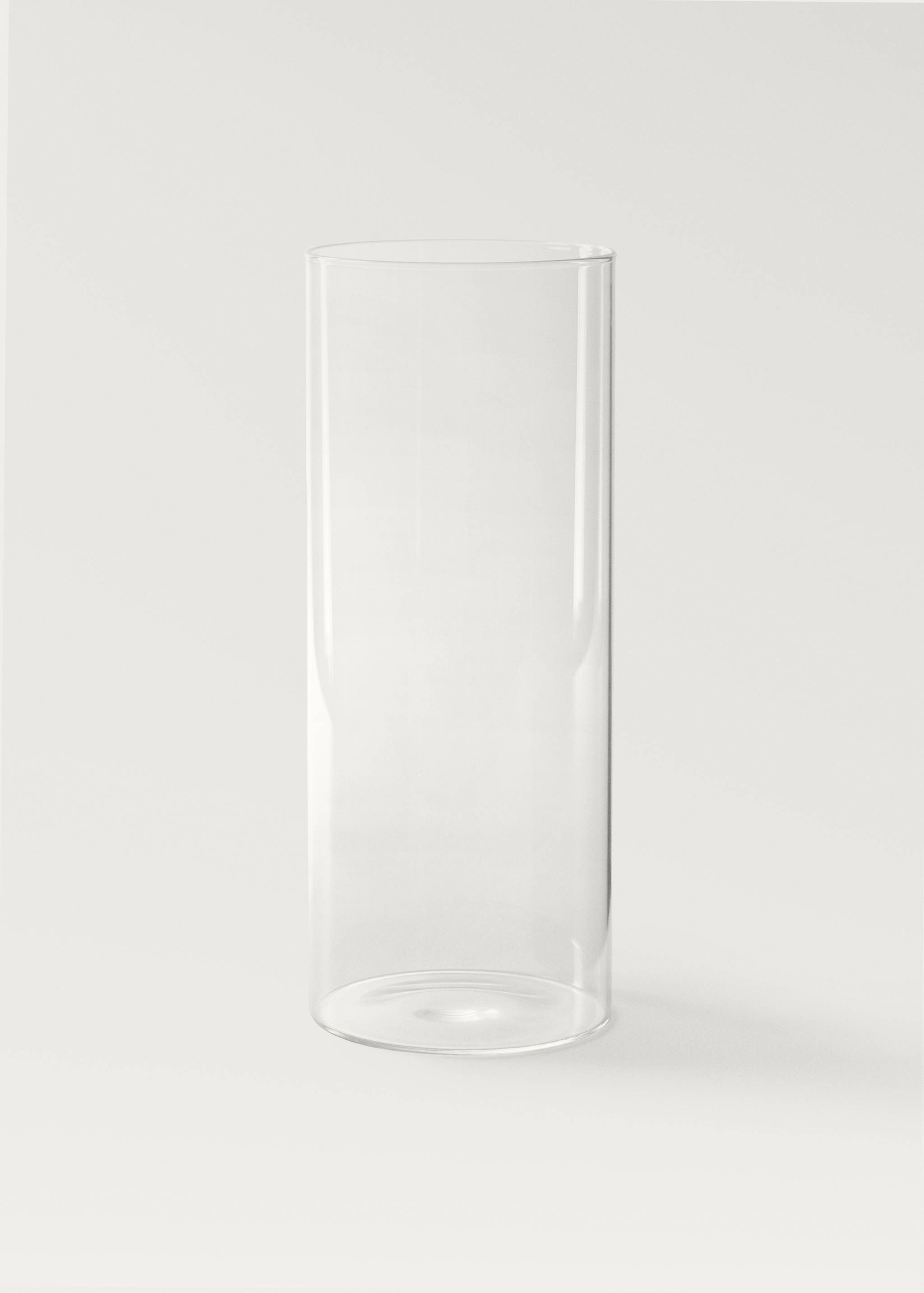 Large cylindrical borosilicate vase - Article without model