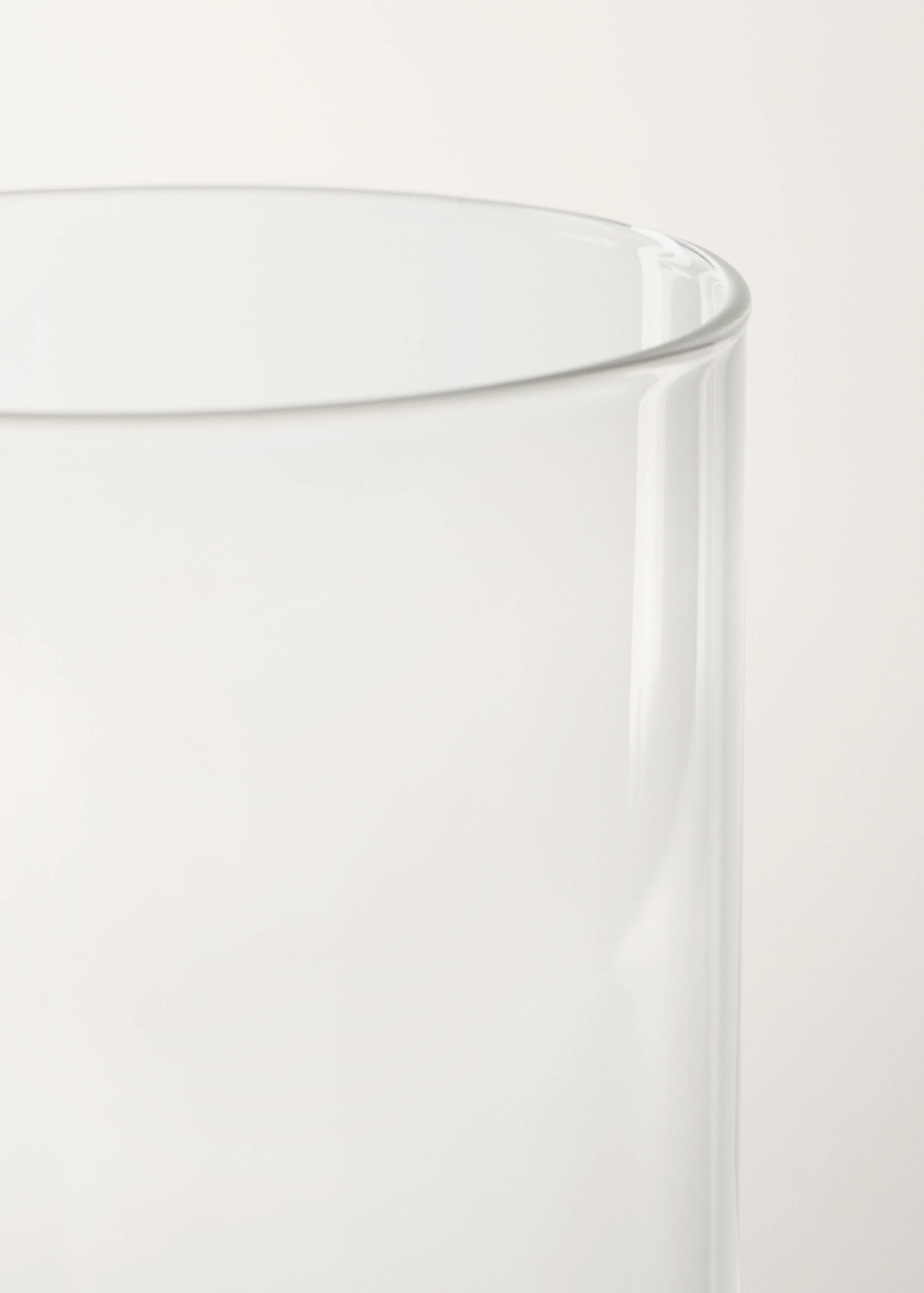 Large cylindrical borosilicate vase - Details of the article 1