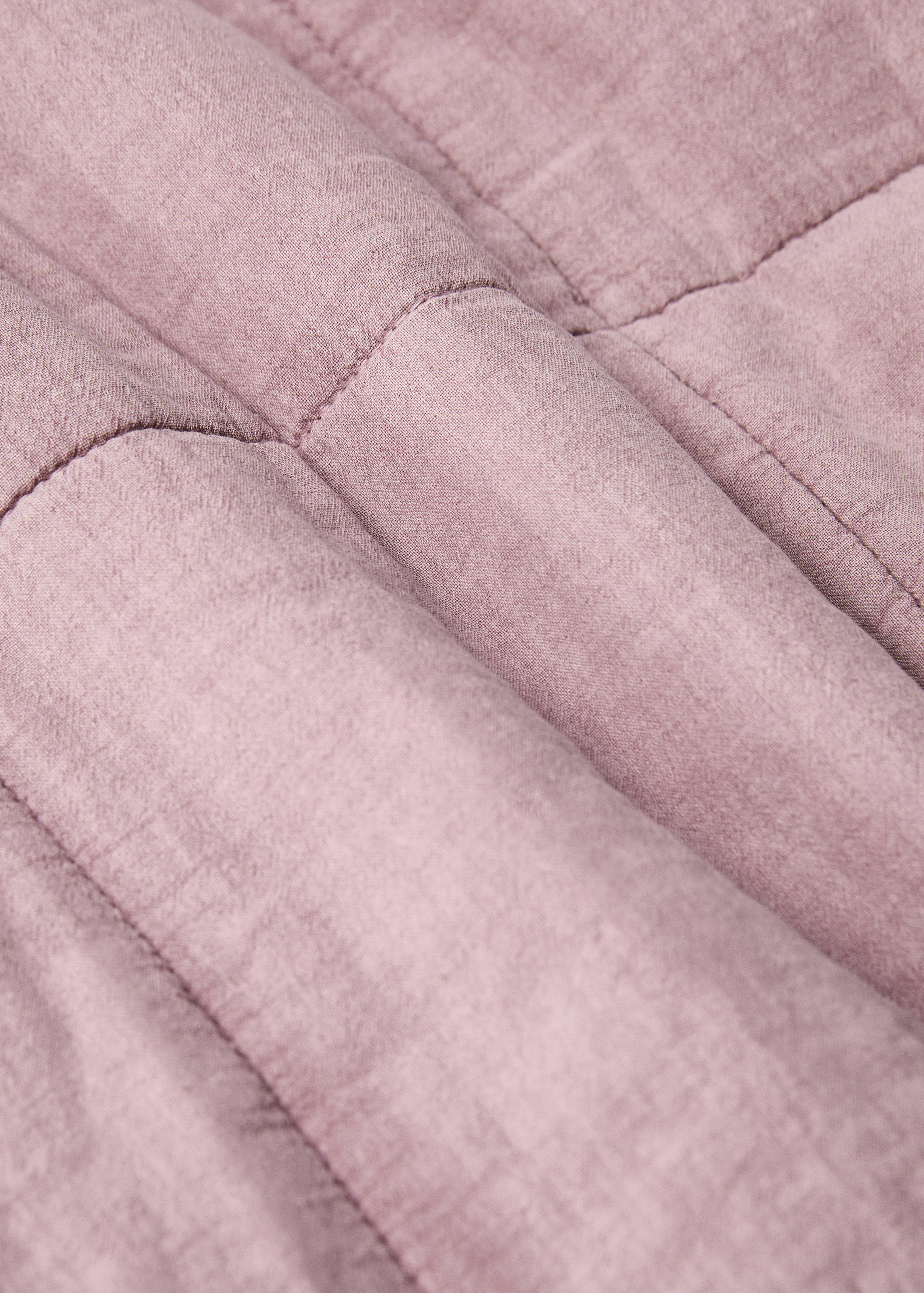 Cotton check garment-dyed quilt for 130/150cm bed - Details of the article 2