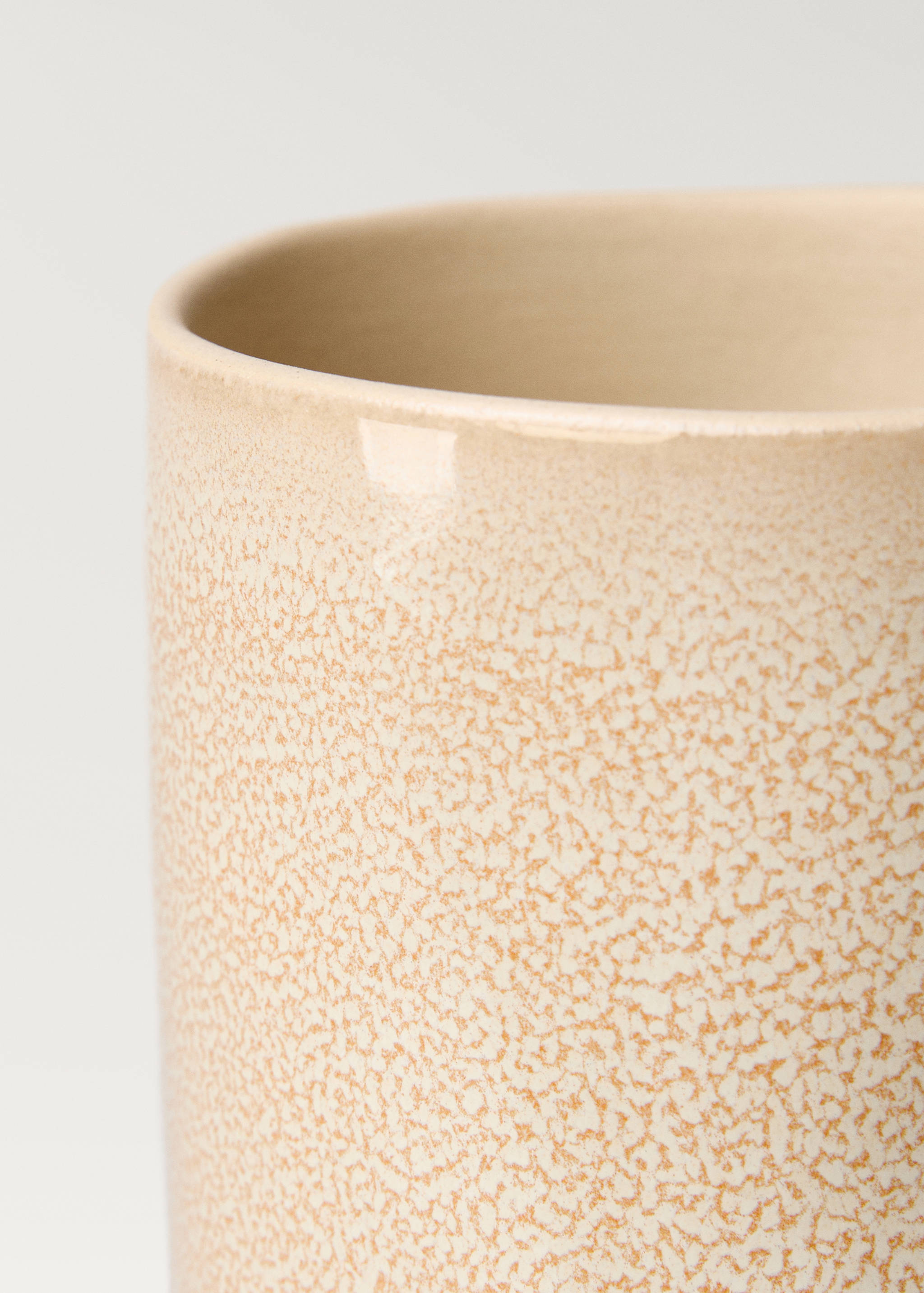 Medium cylindrical stoneware vase - Details of the article 1