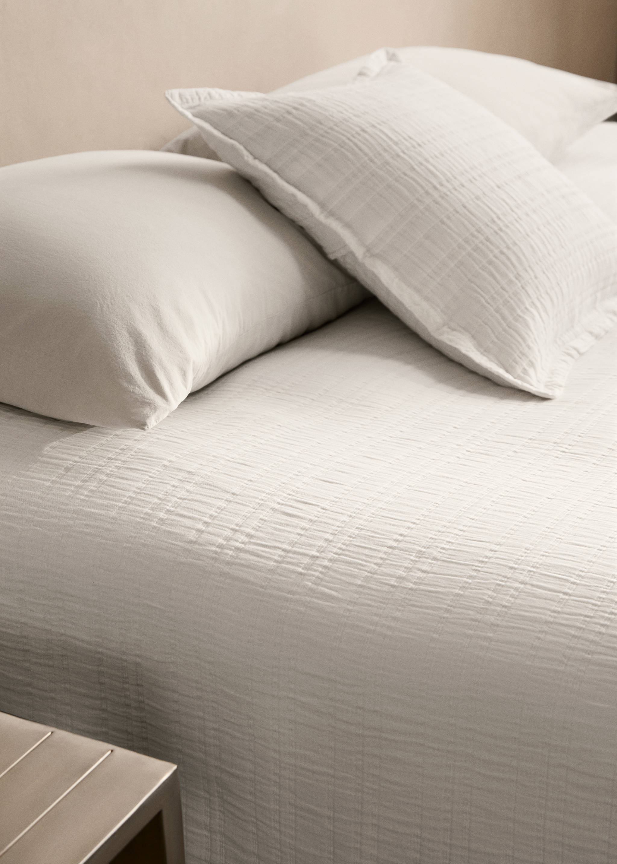 Gestreept jacquard katoenen sprei, bed 180/200 cm - Detail van het artikel 7