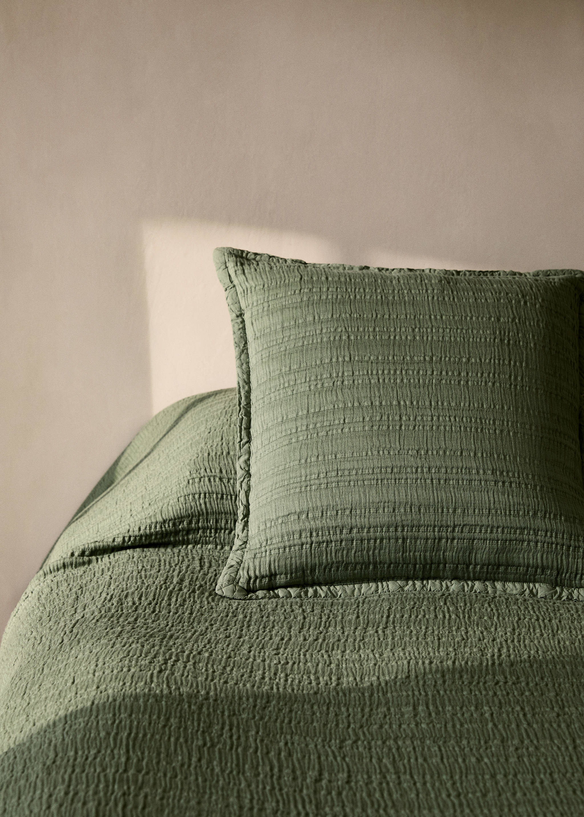 Couvre-lit coton jacquard à rayures lit 180/200 cm - Détail de l'article 7