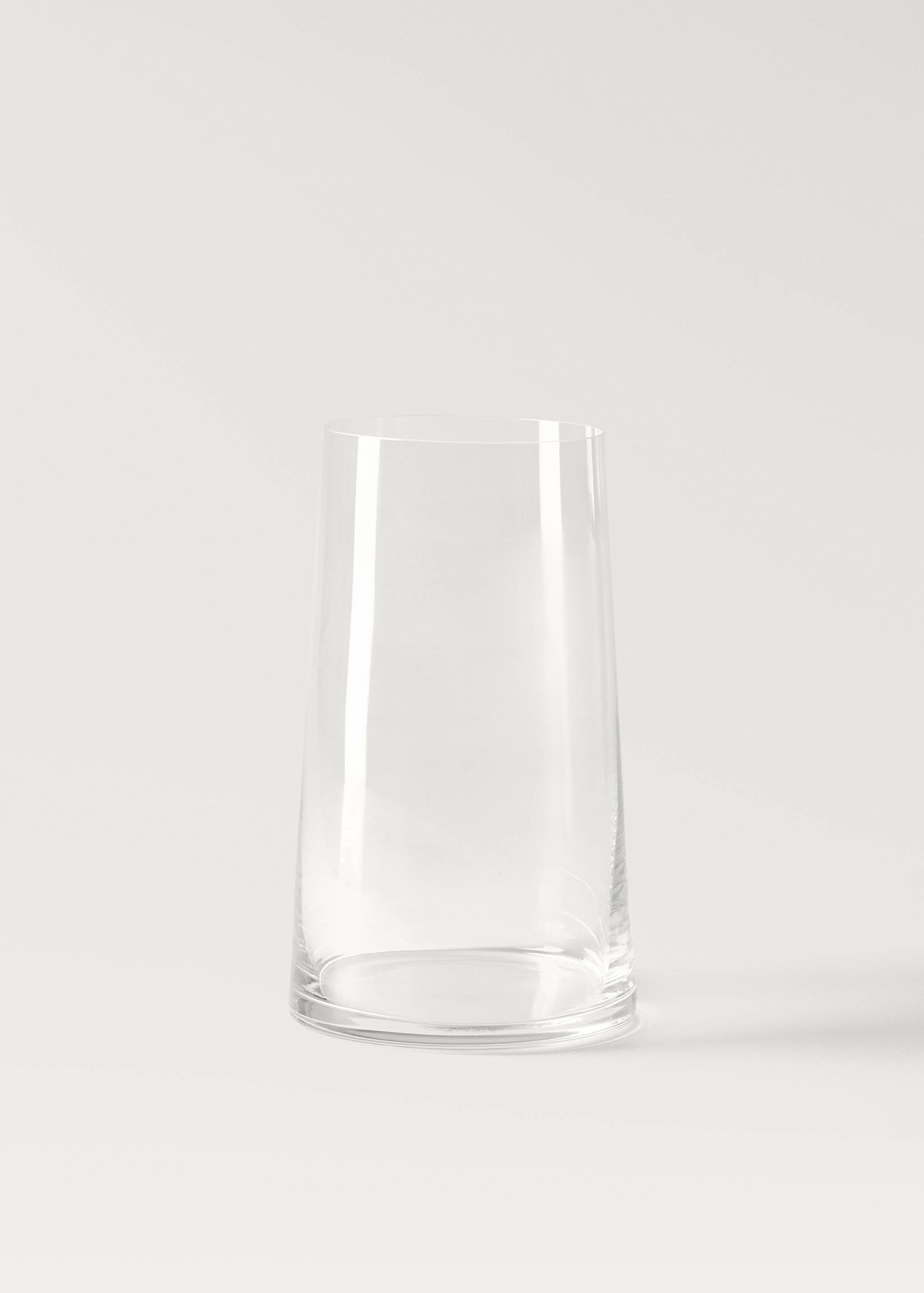 Jarrón cristalín cónico mediano - Artículo sin modelo