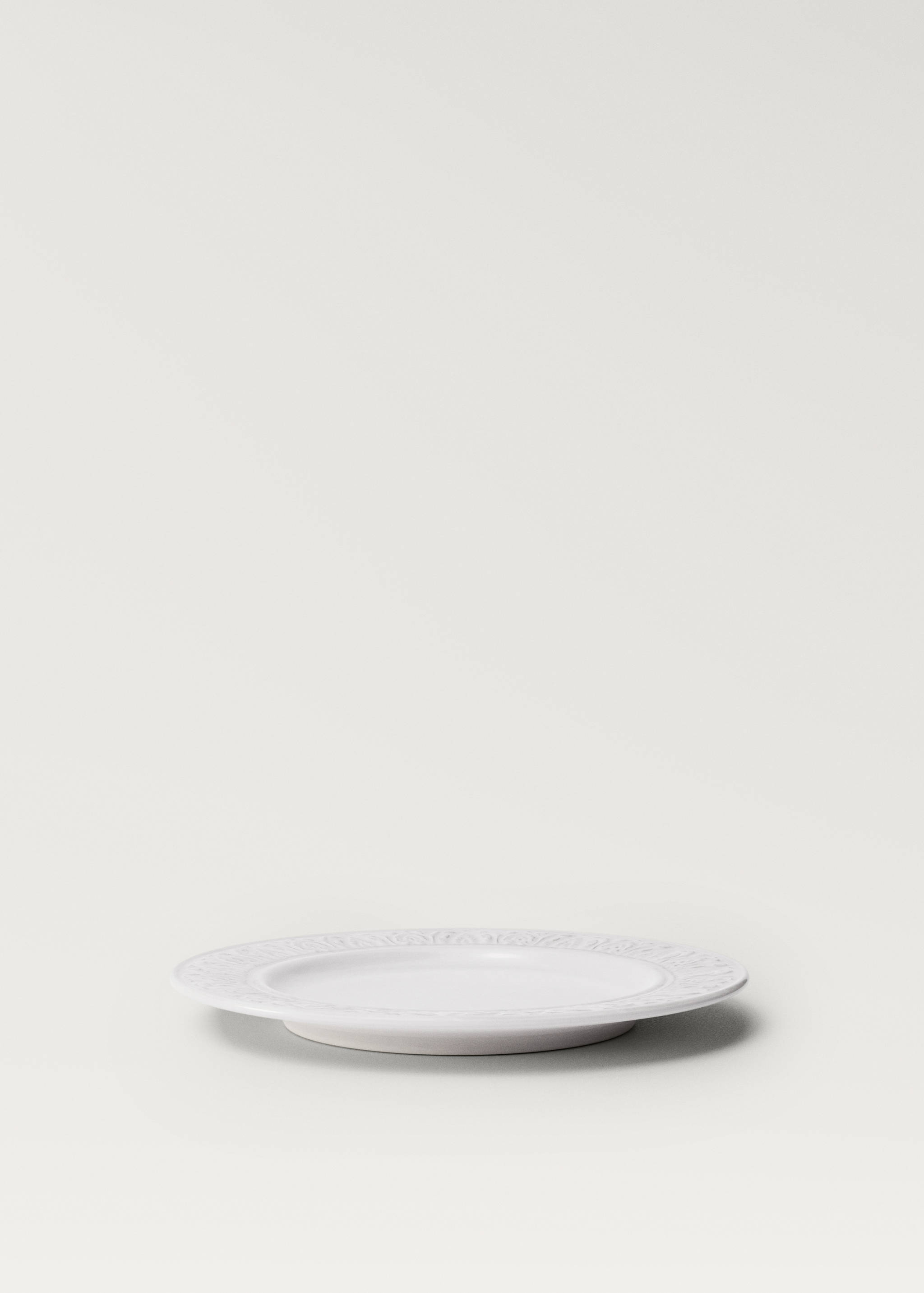 Assiette plate grès liseré - Détail de l'article 2