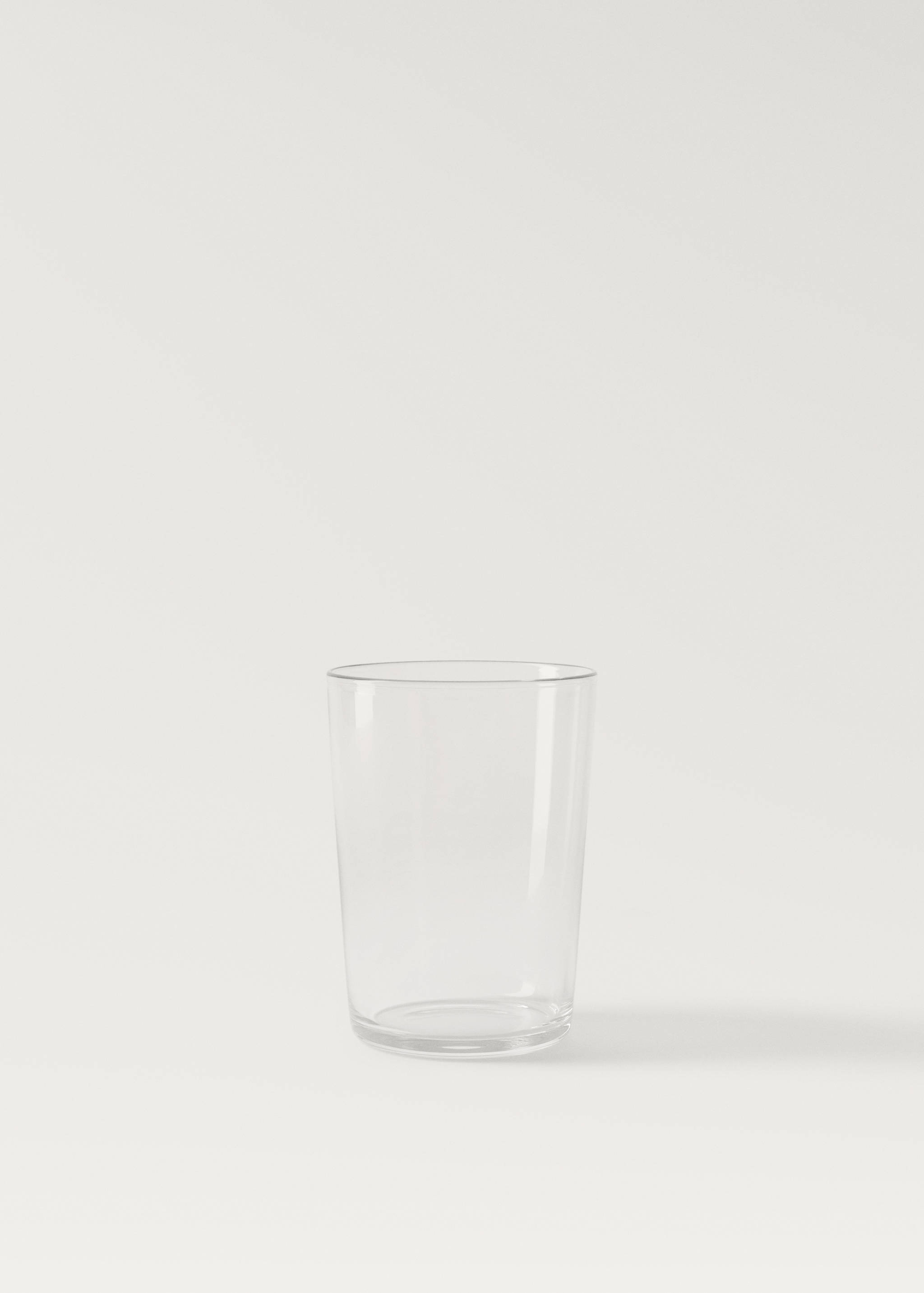 Medium glass with plain design - Article without model