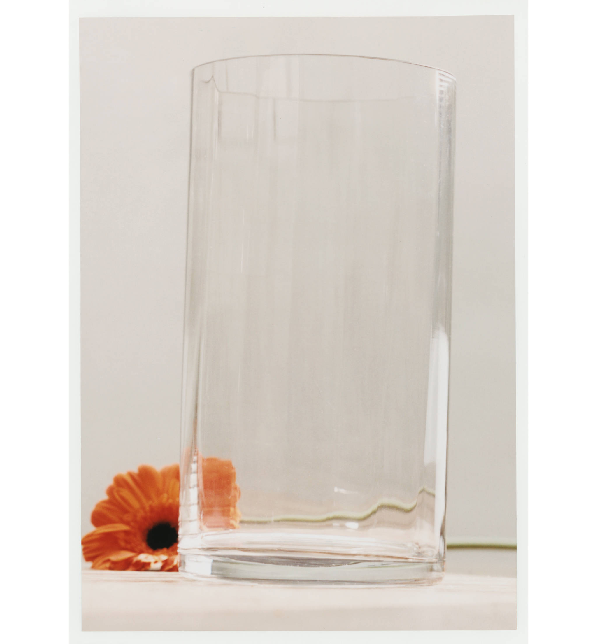 Hand-blown glass vase with large stripes - Details of the article 6