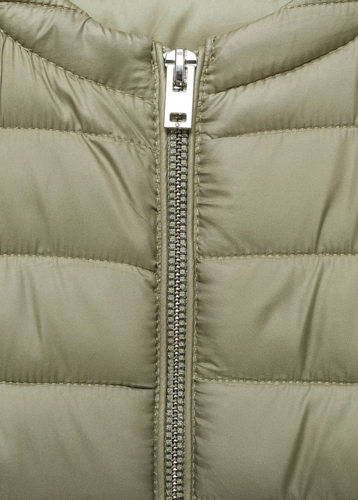 Quilted gilet — Pastel Green