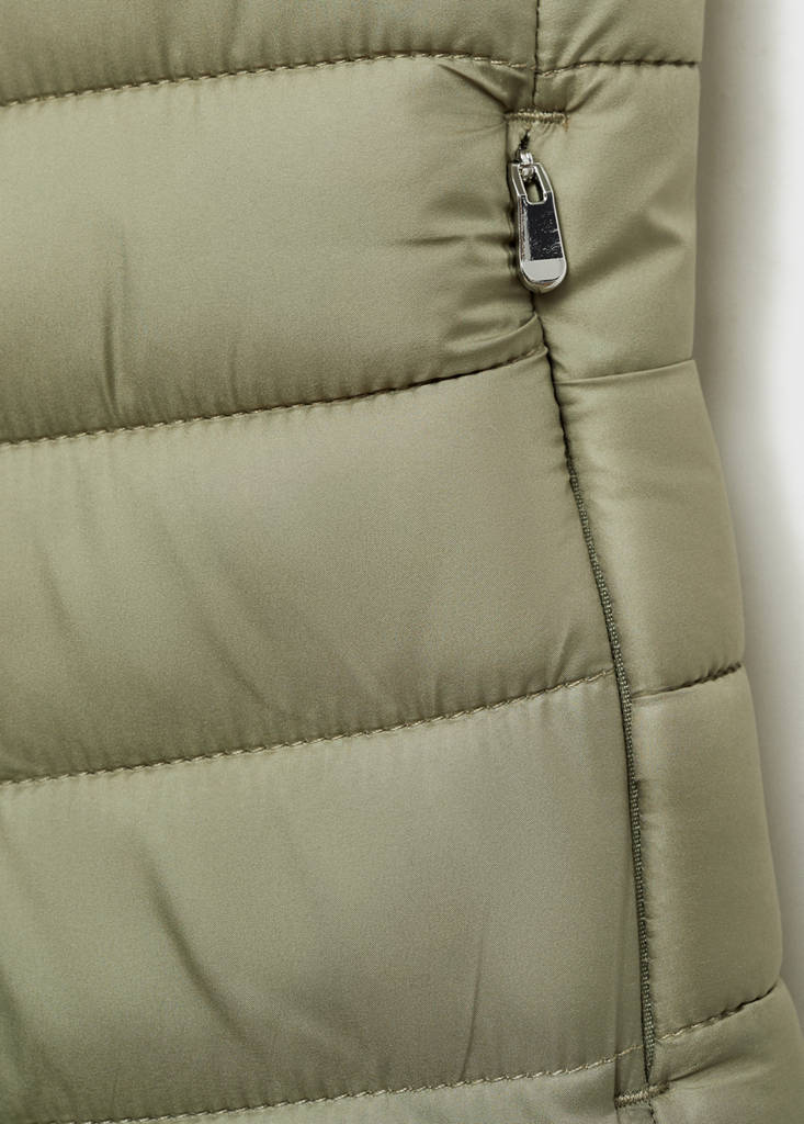 Quilted gilet — Pastel Green