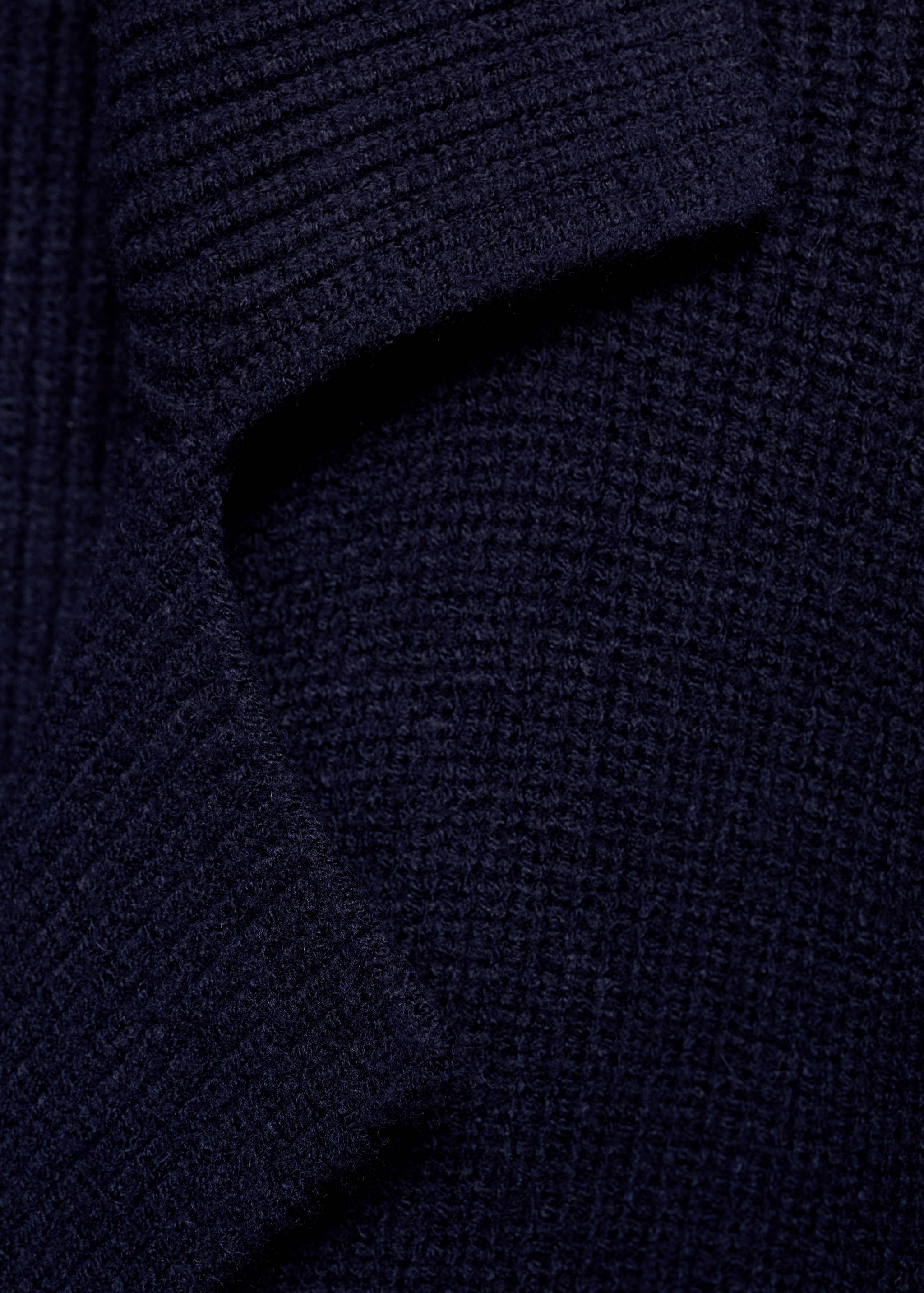 Double-breasted knitted jacket - Details of the article 0