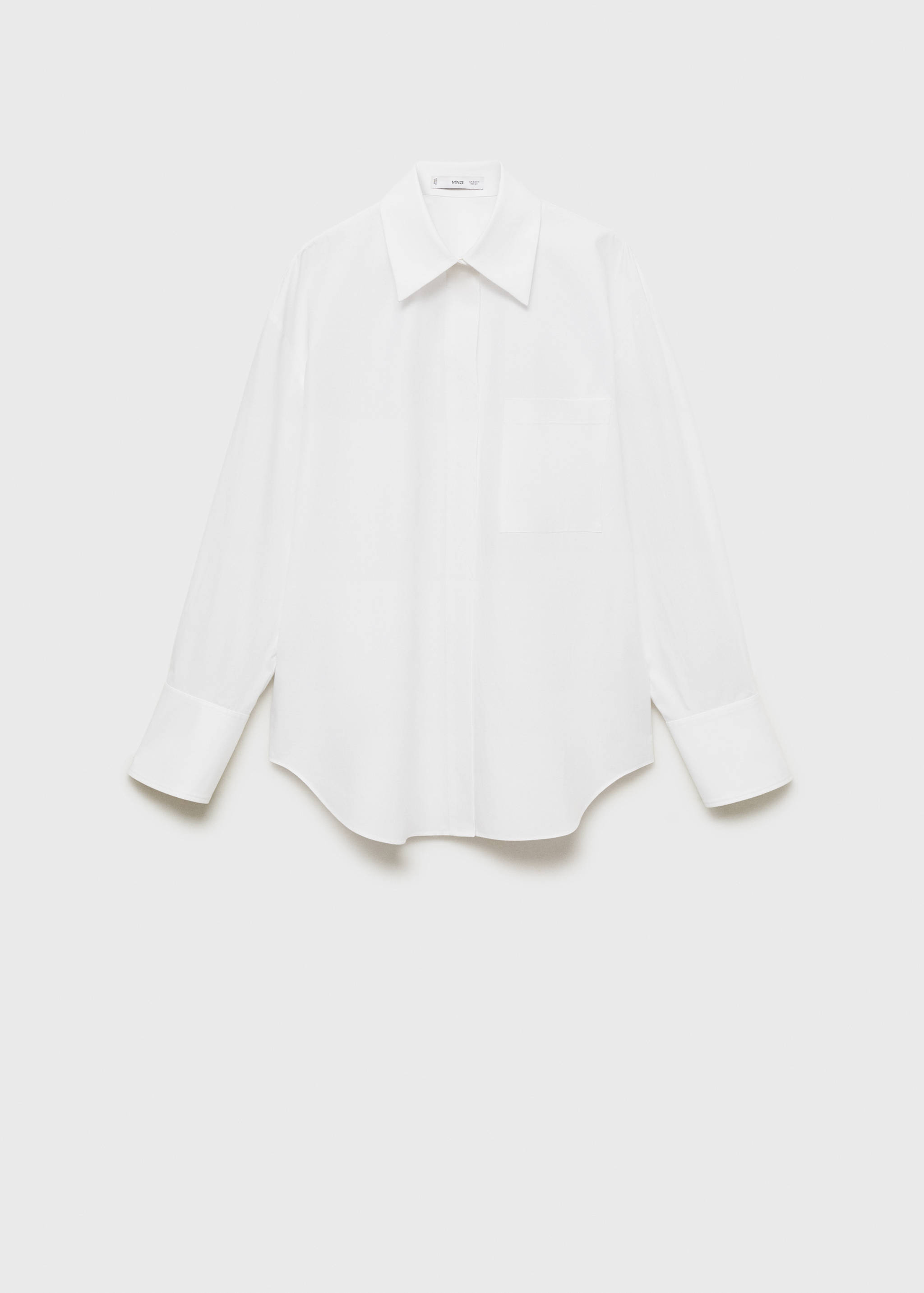 Oversize cotton shirt - Article without model