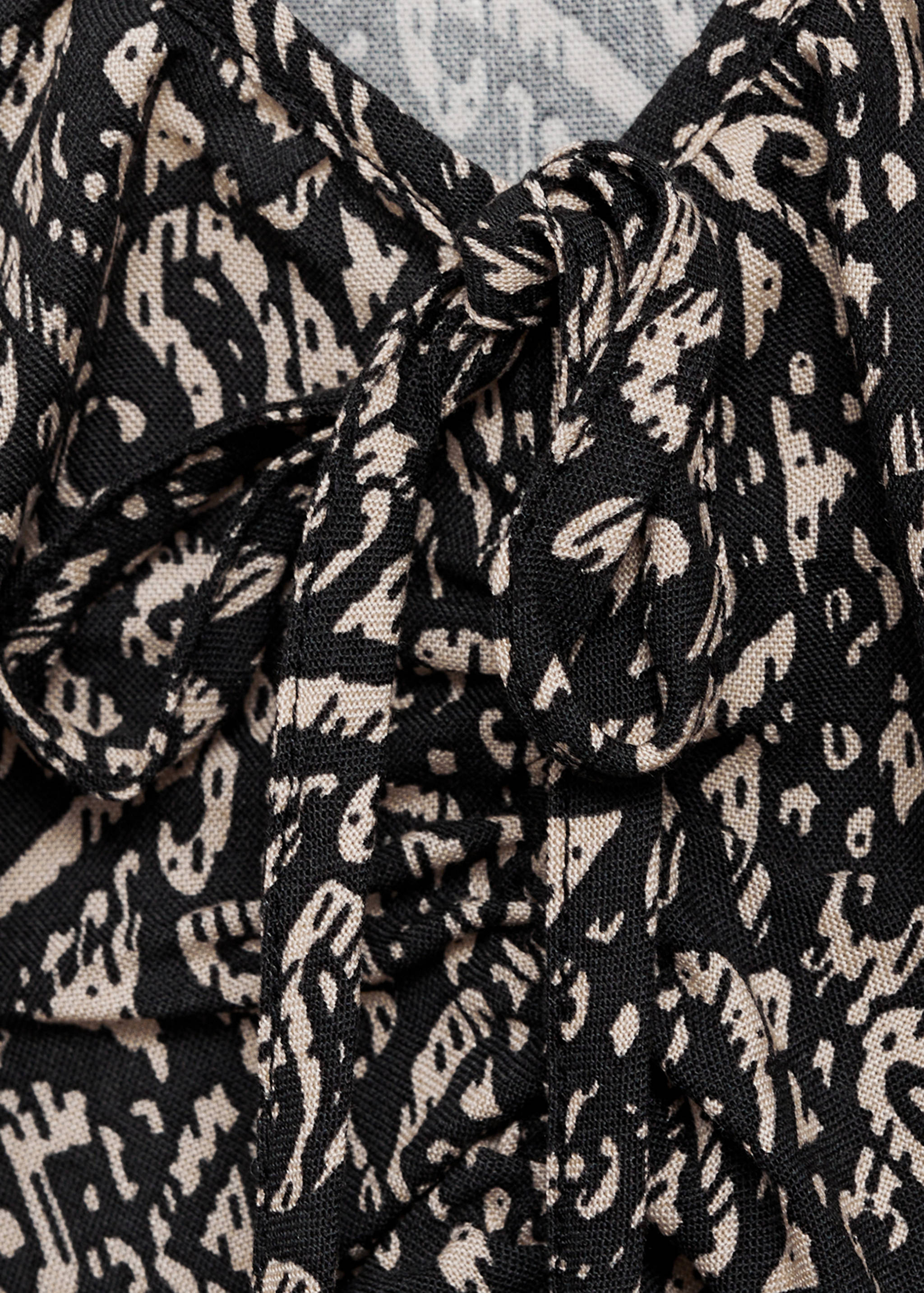 Printed ruched dress - Details of the article 8