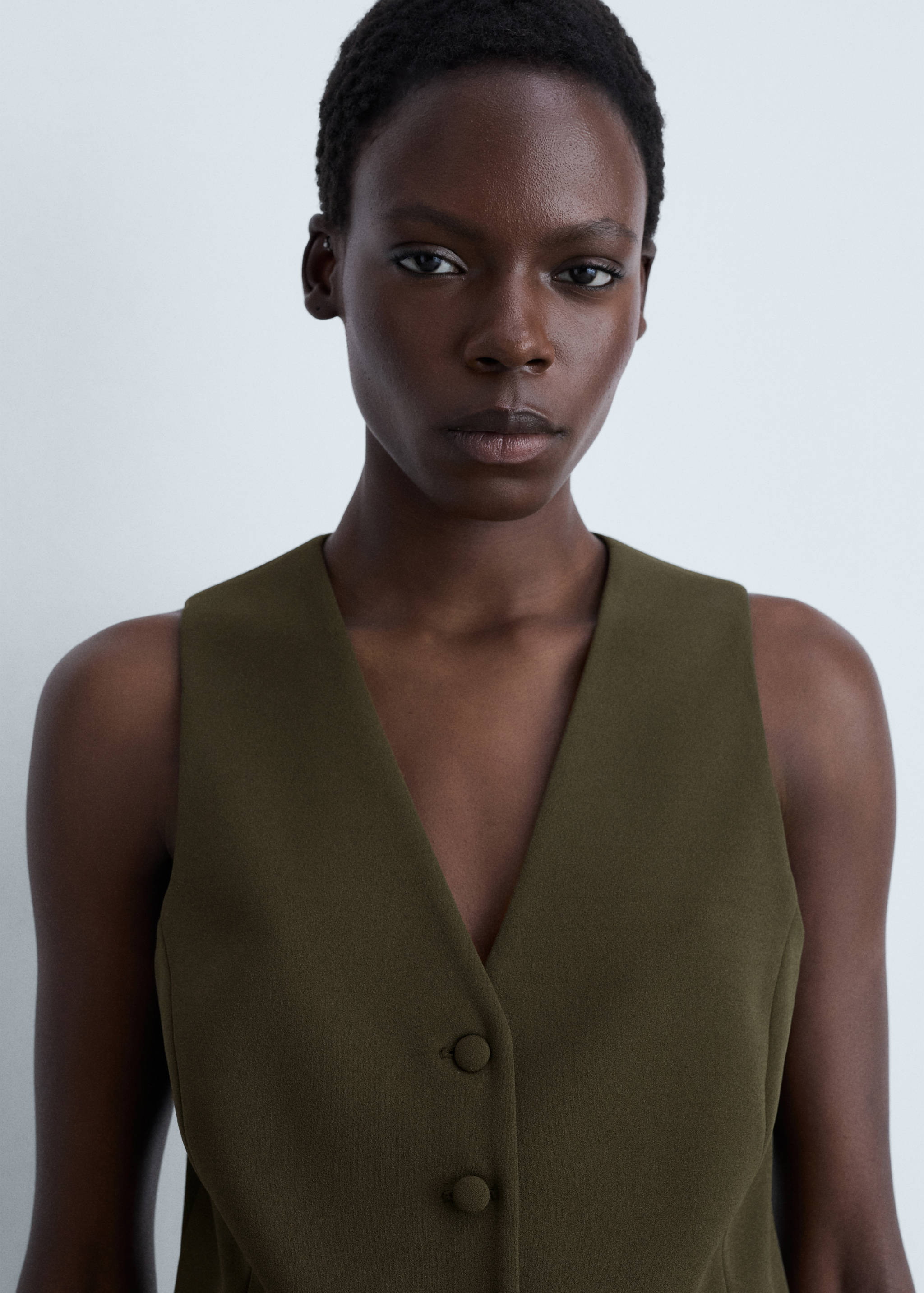 Suit waistcoat with buttons - Details of the article 1