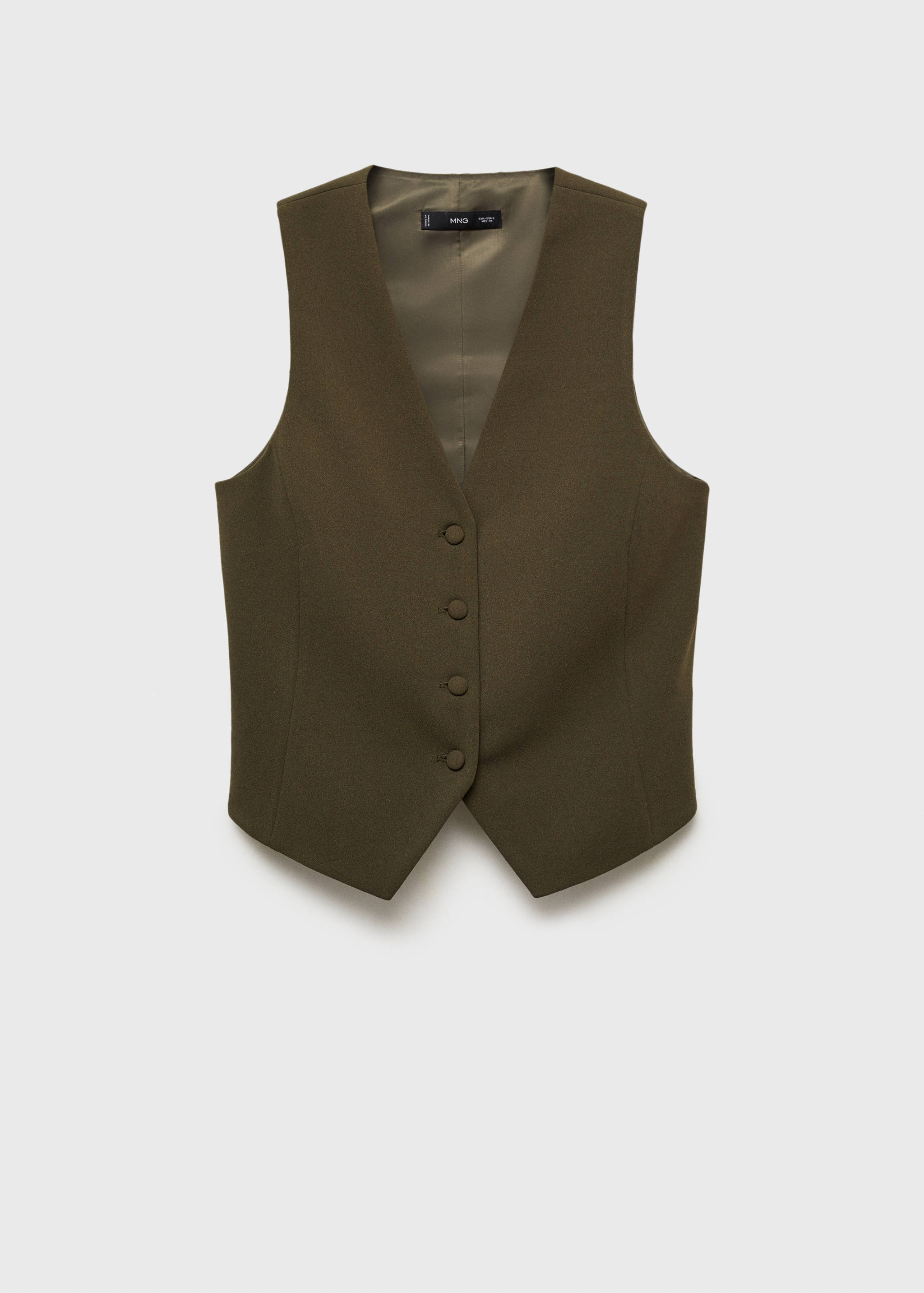 Suit waistcoat with buttons - Article without model