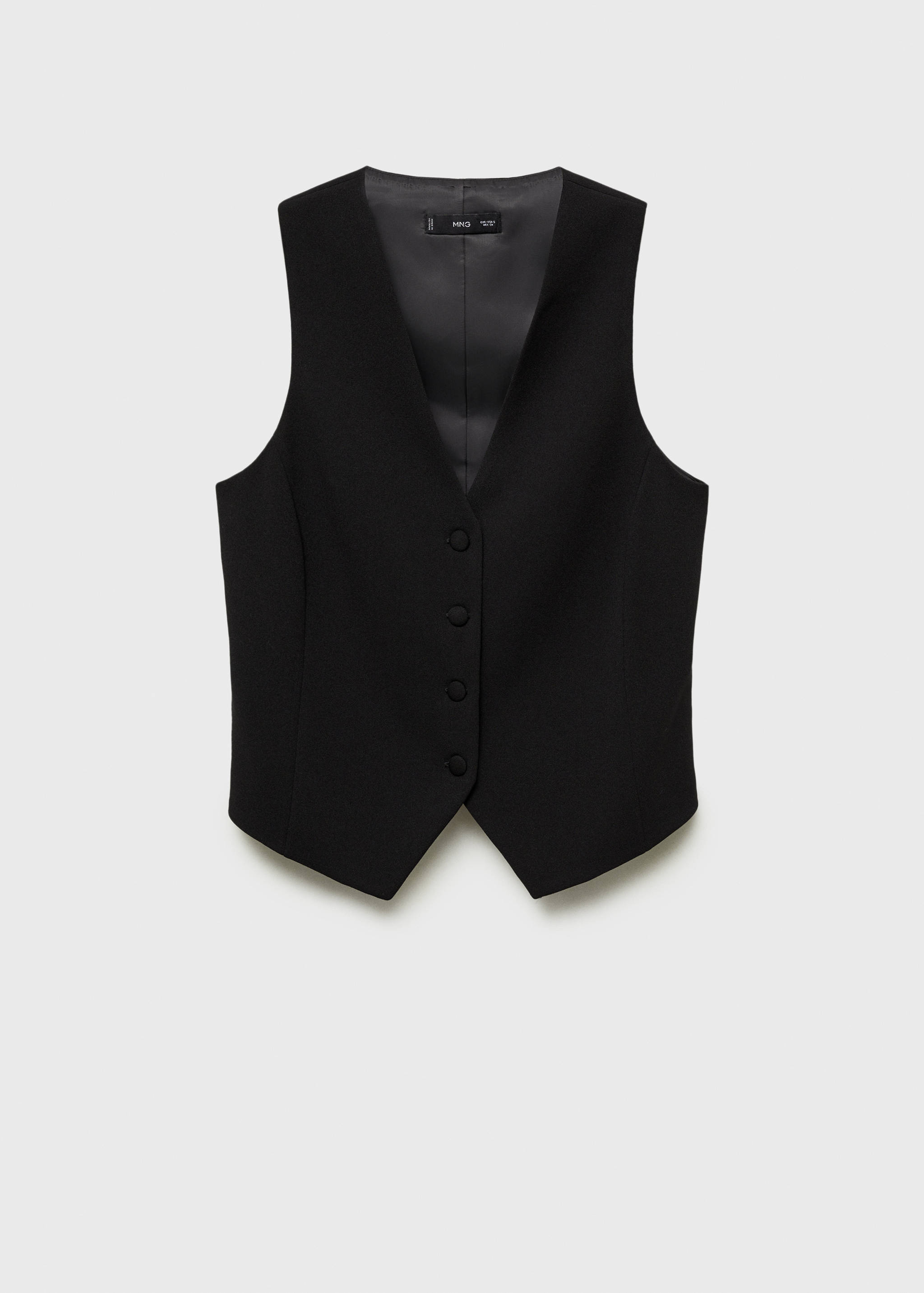 Suit waistcoat with buttons - Article without model