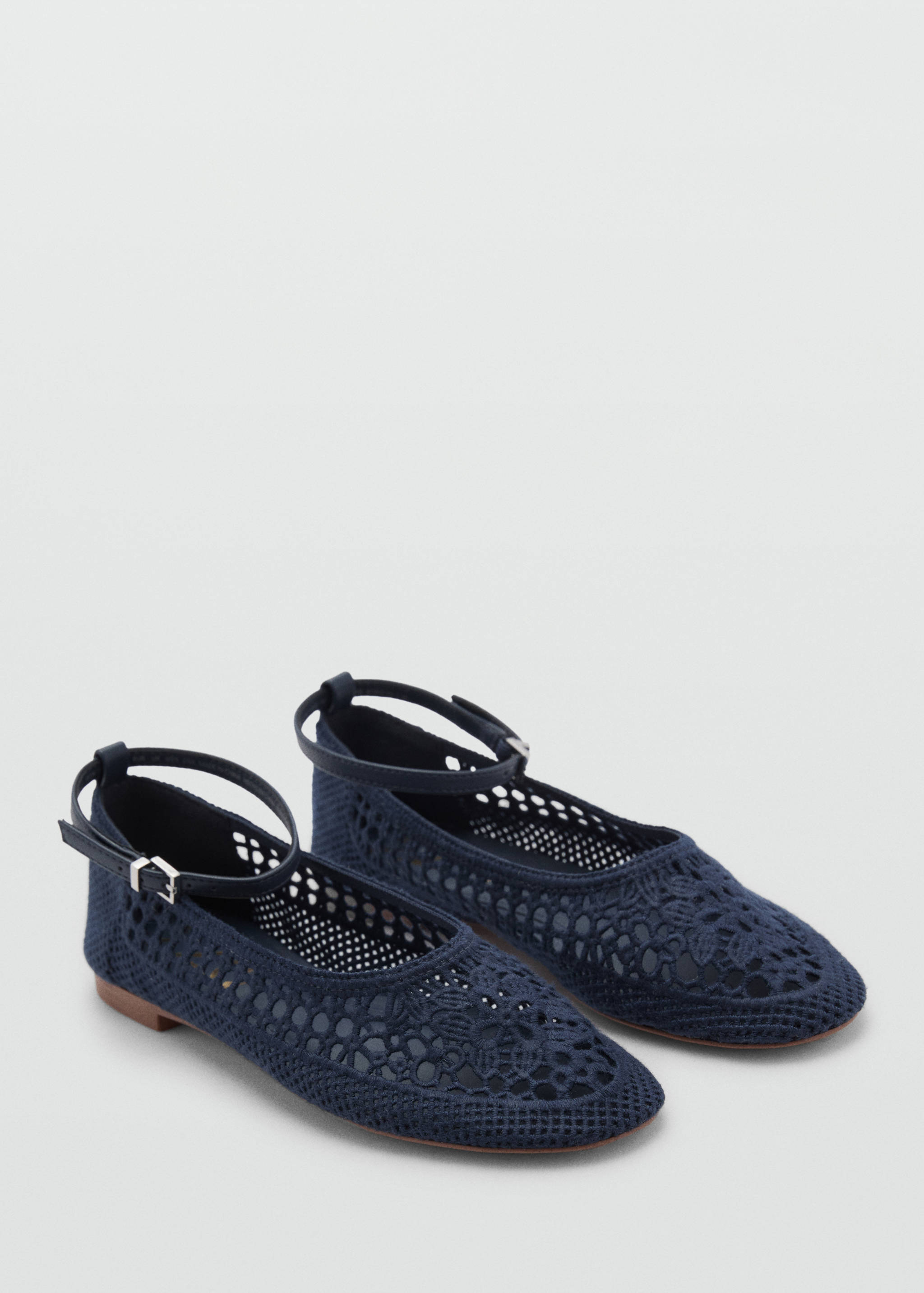 Crochet ballet flats - Medium plane