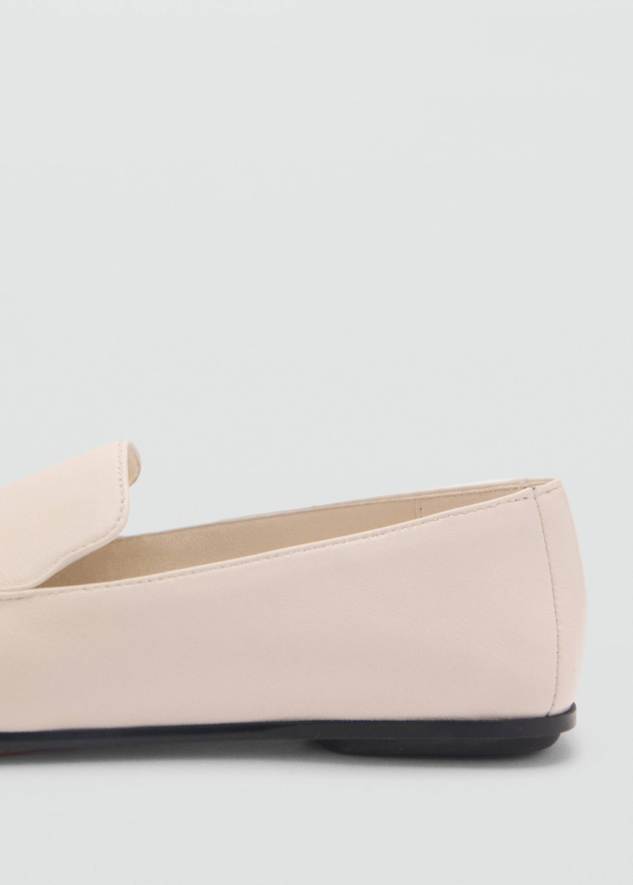 Кожаные мокасины - Деталь изделия 1