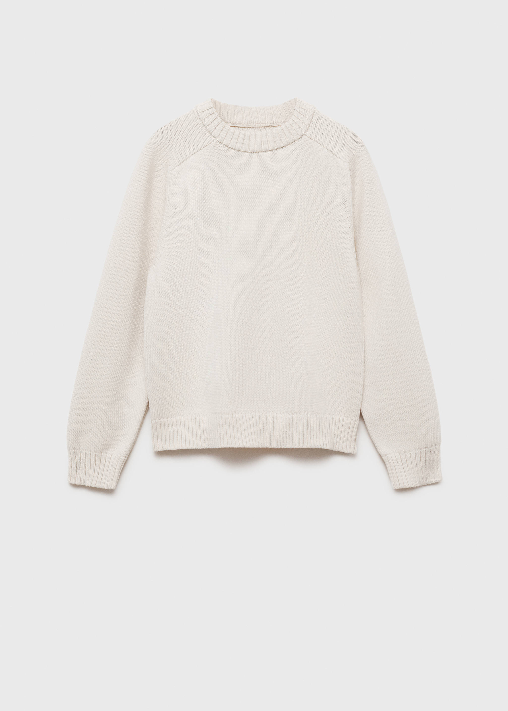 Knitted cotton sweater - Article without model