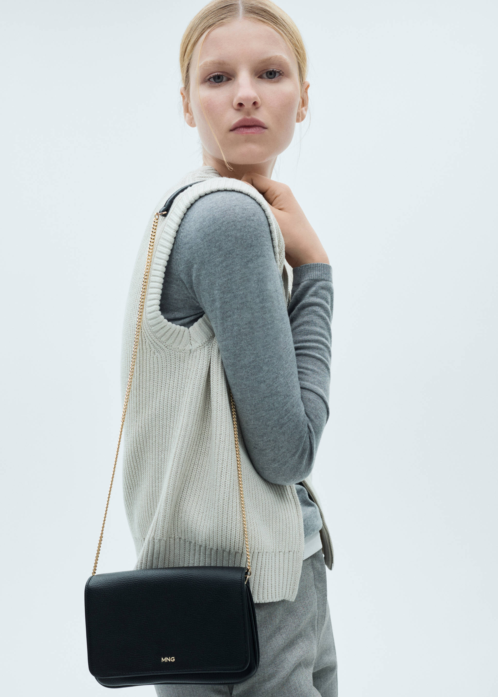 Sac bandoulière rabat - Plan général