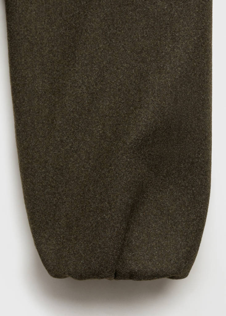 Gathered bomber jacket — Khaki
