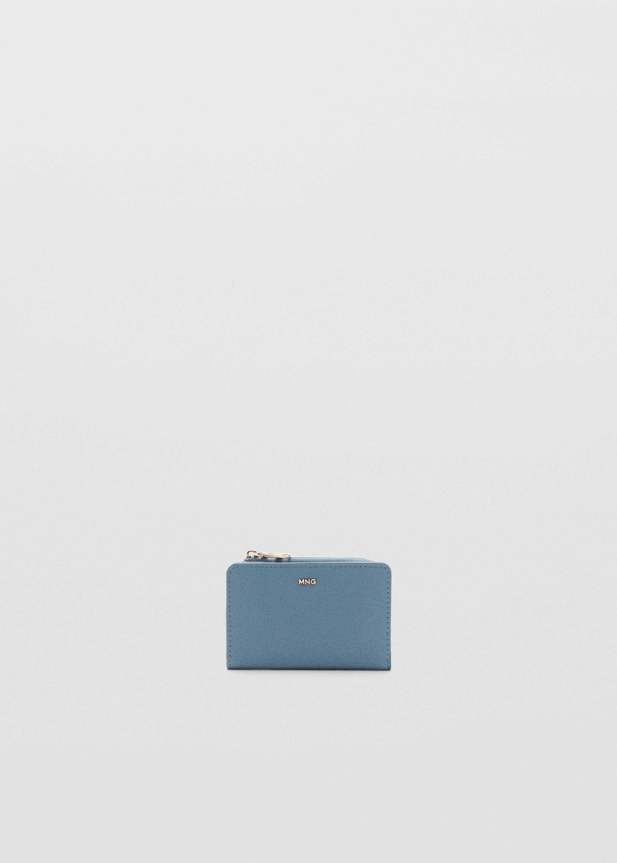 Saffiano-effect folded wallet - Article without model