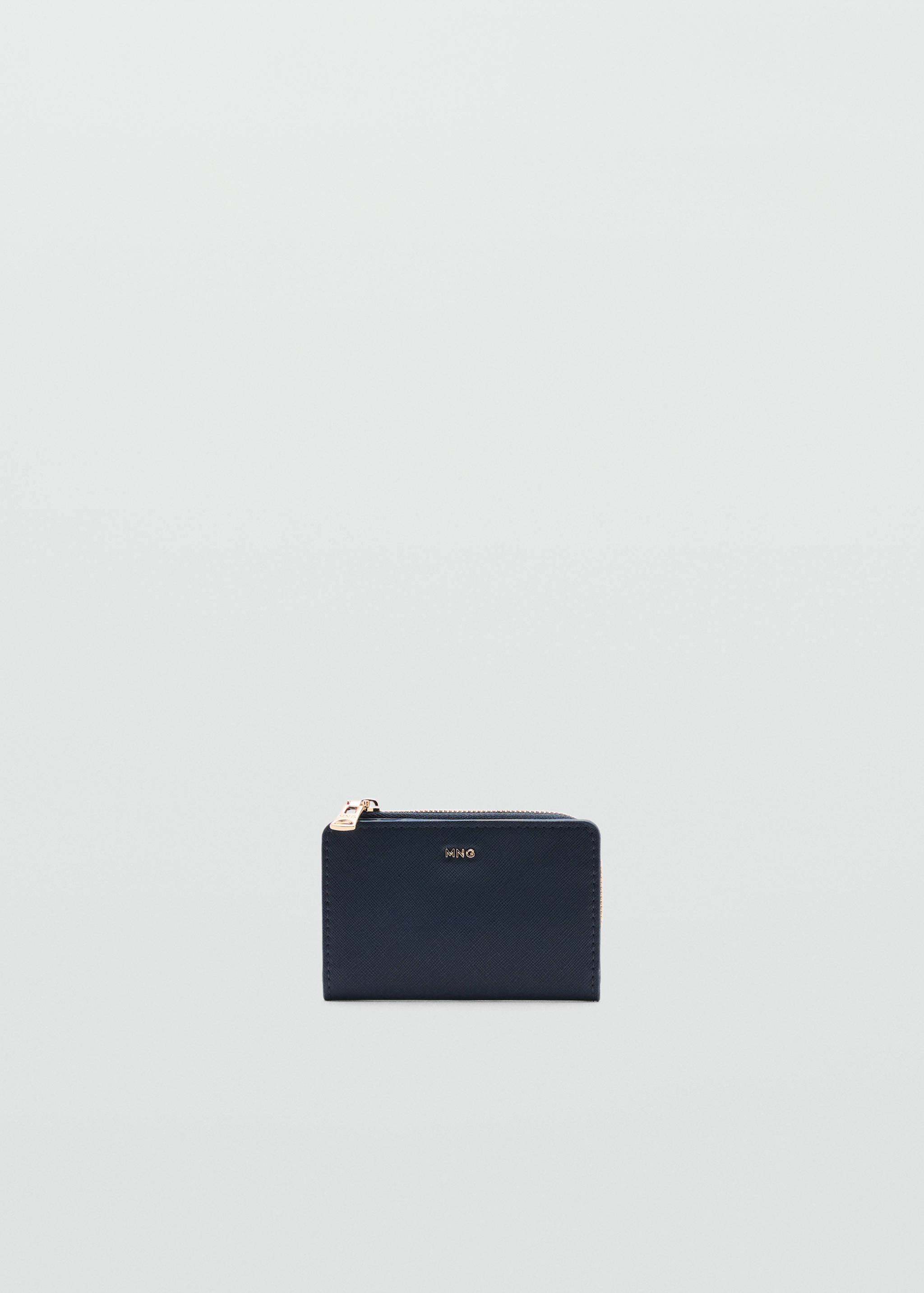 Saffiano-effect folded wallet - Article without model