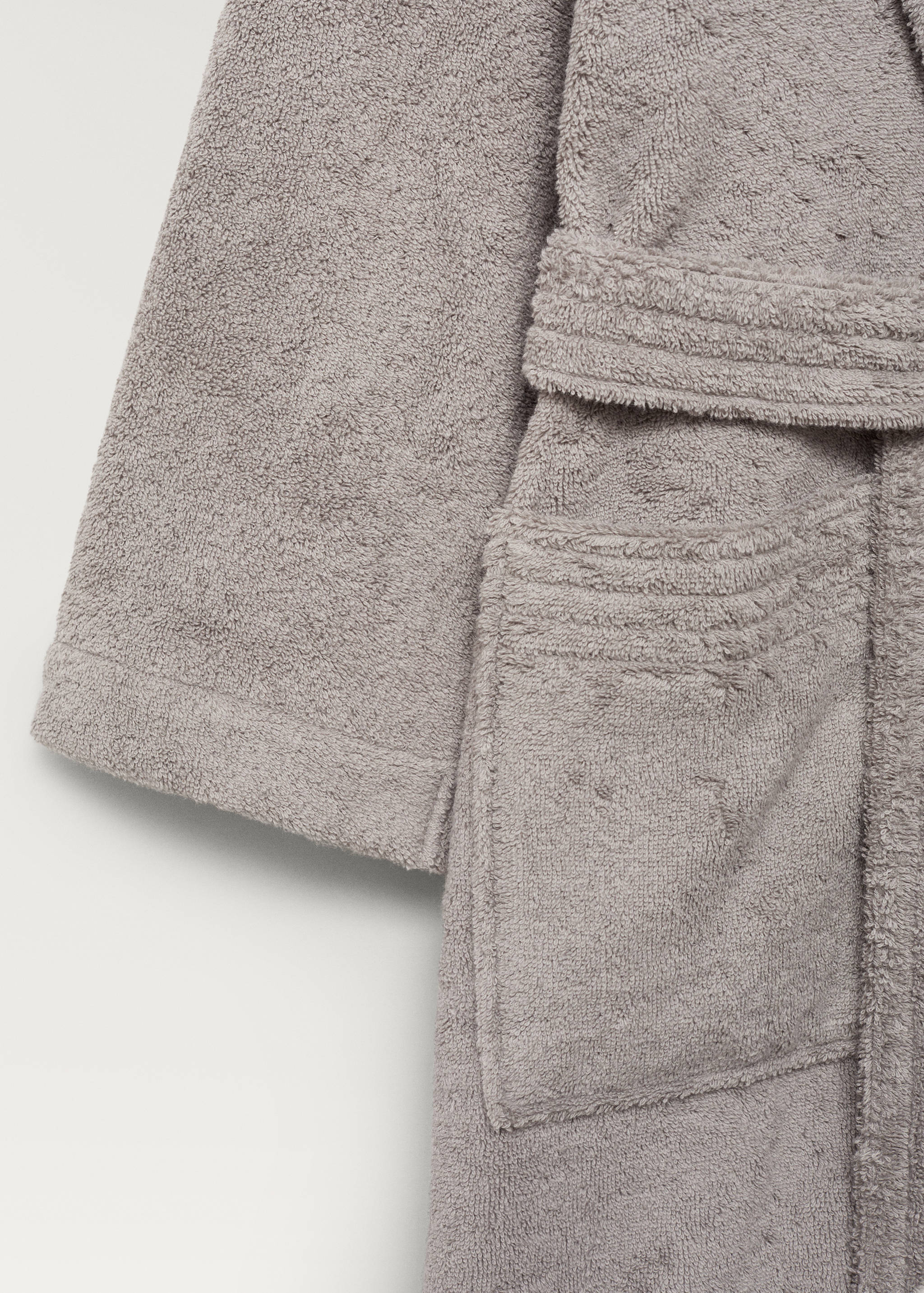 Soft cotton bathrobe - Details of the article 2