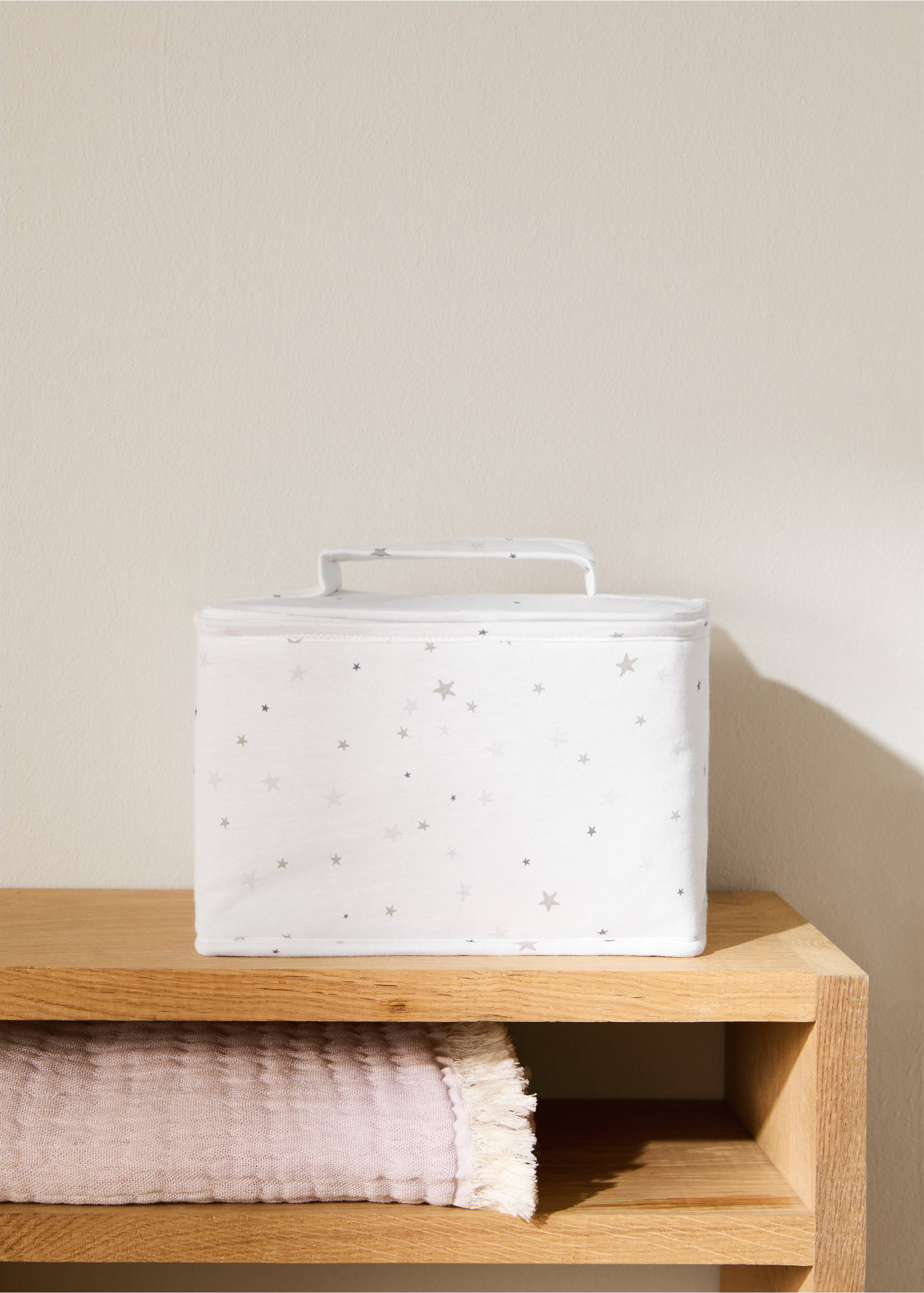 Children’s toiletry bag with star print - General plane, White. Ref: 87063304-00.