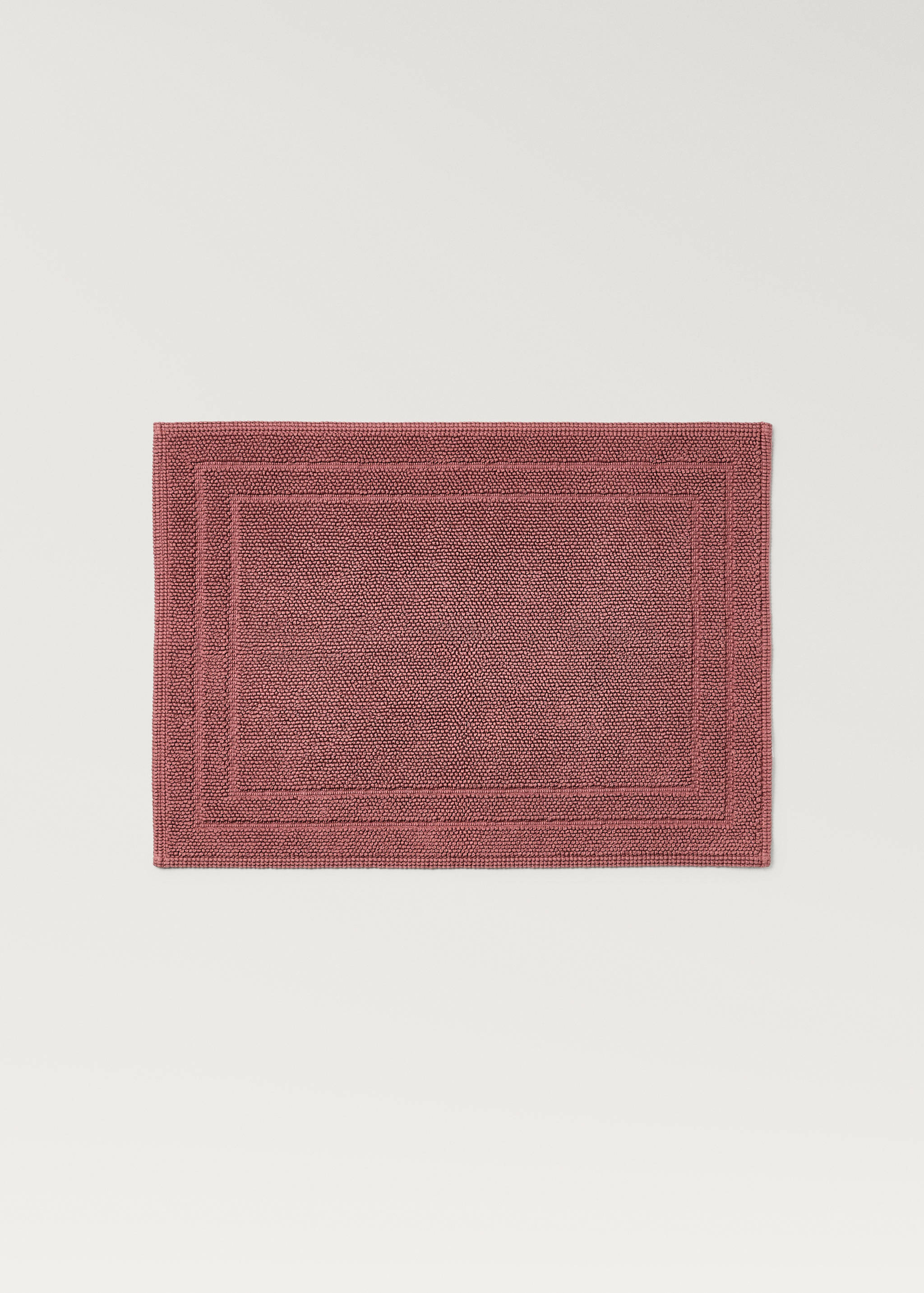 Badrumsmatta för barn med ramdesign i bomull - Artikel utan modell