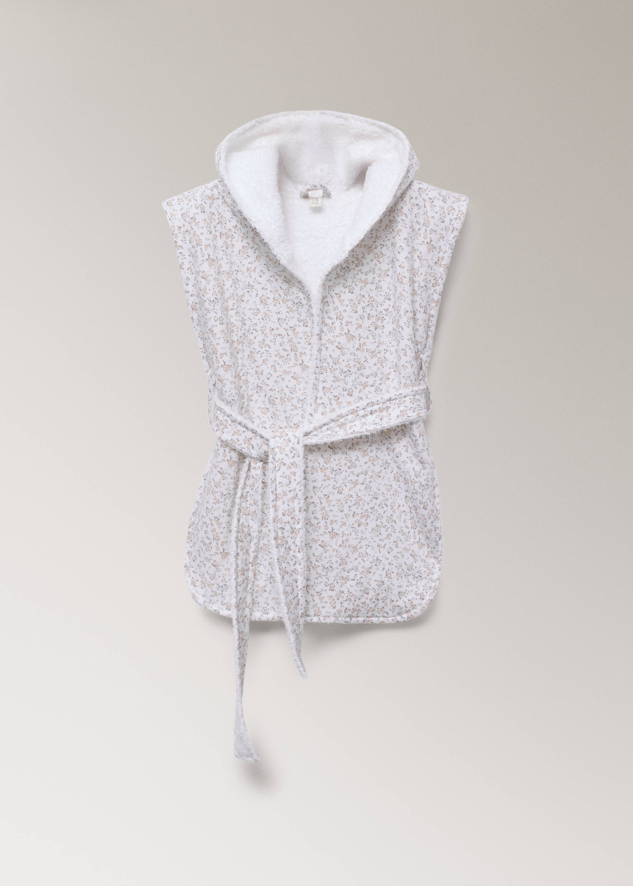 Children’s bathrobe with mini-flower print - Article without model