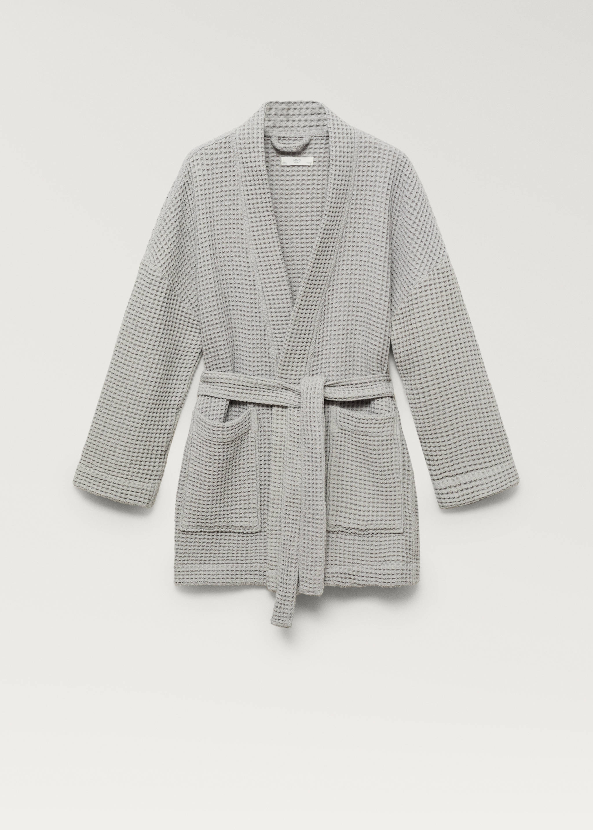 Washed waffle dressing gown - Article without model