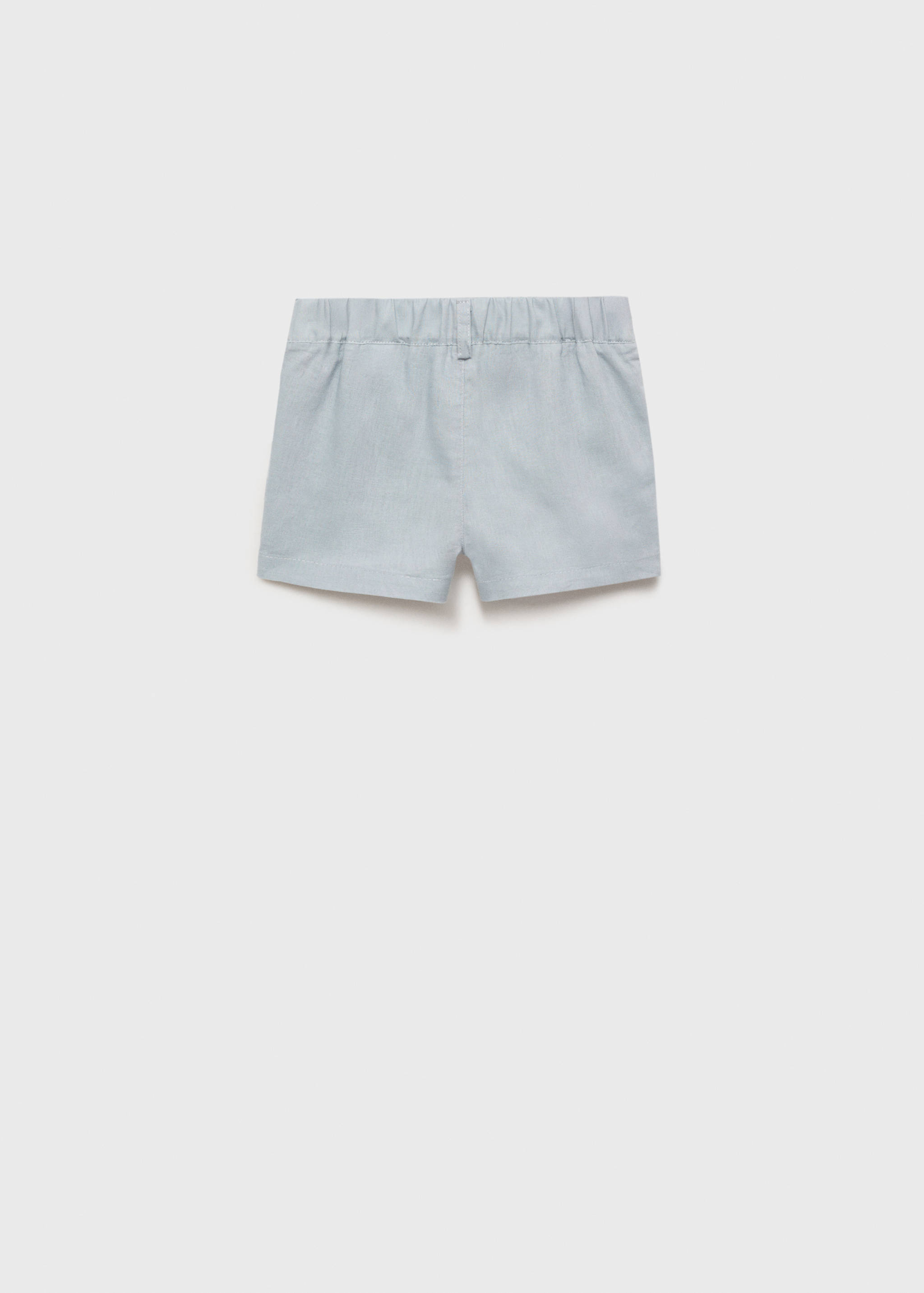 Linen-blend Bermuda shorts - Reverse of the article