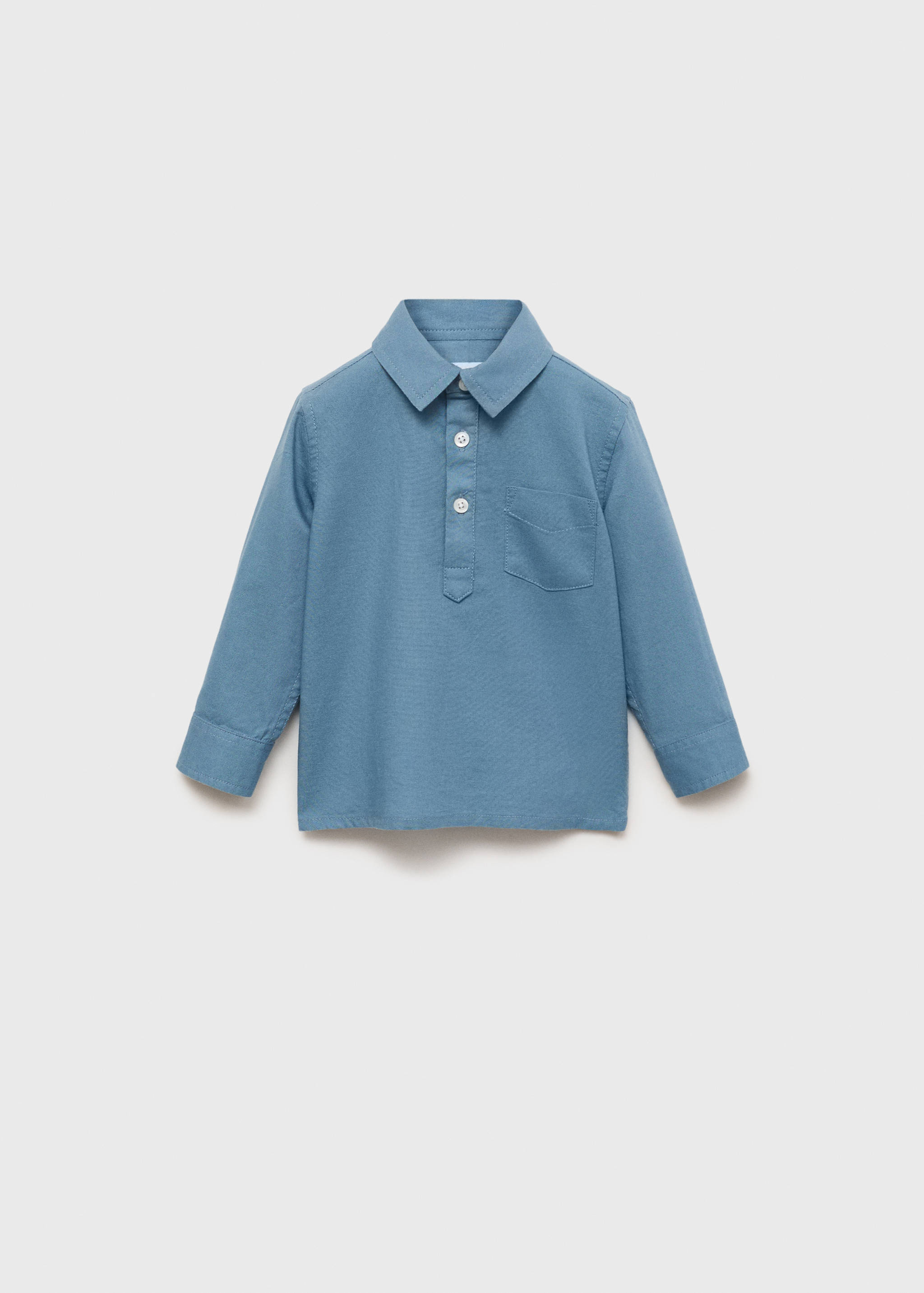 Chemise coton style polo - Article sans modèle