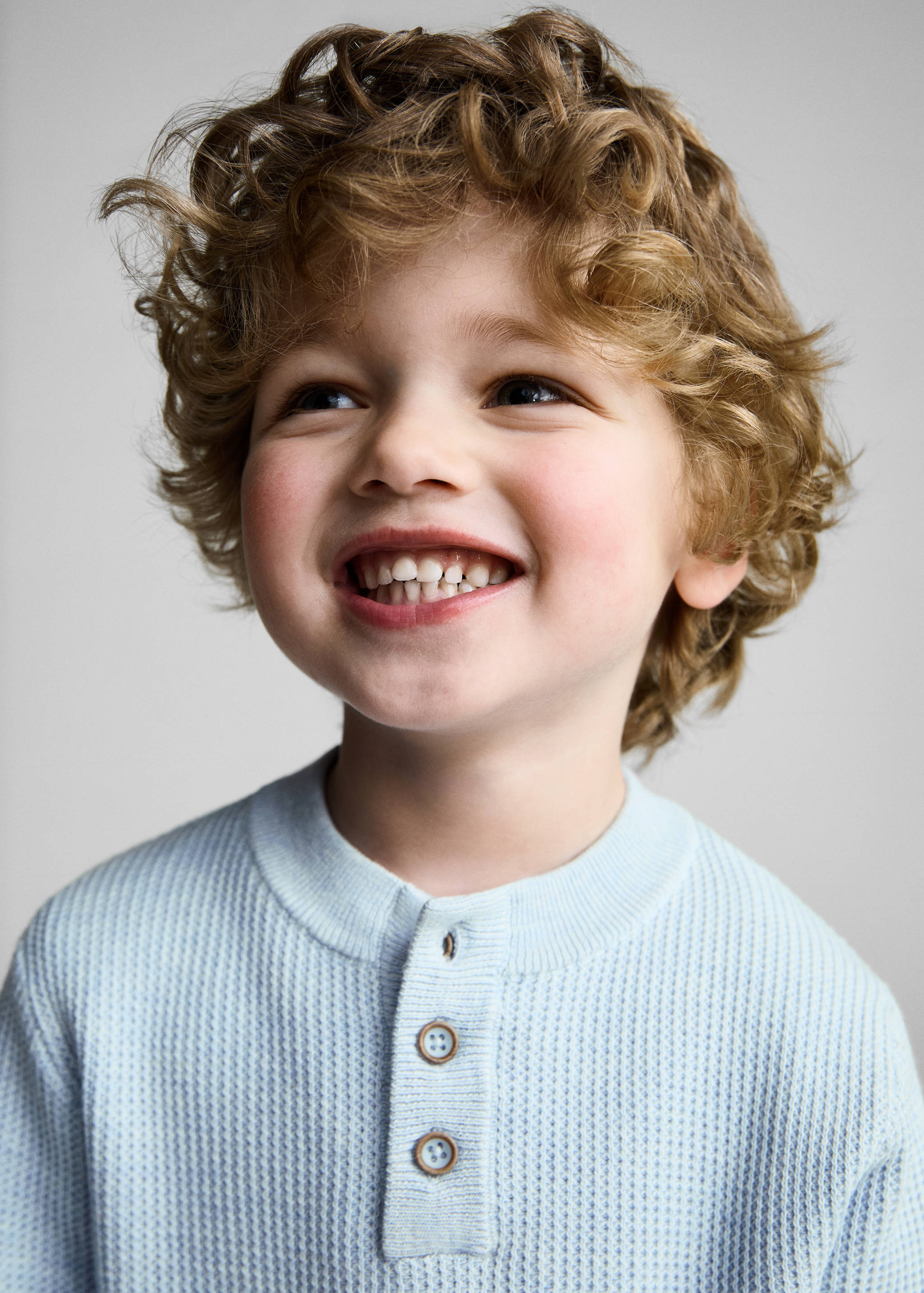 Knitted cotton sweater - Details of the article 1