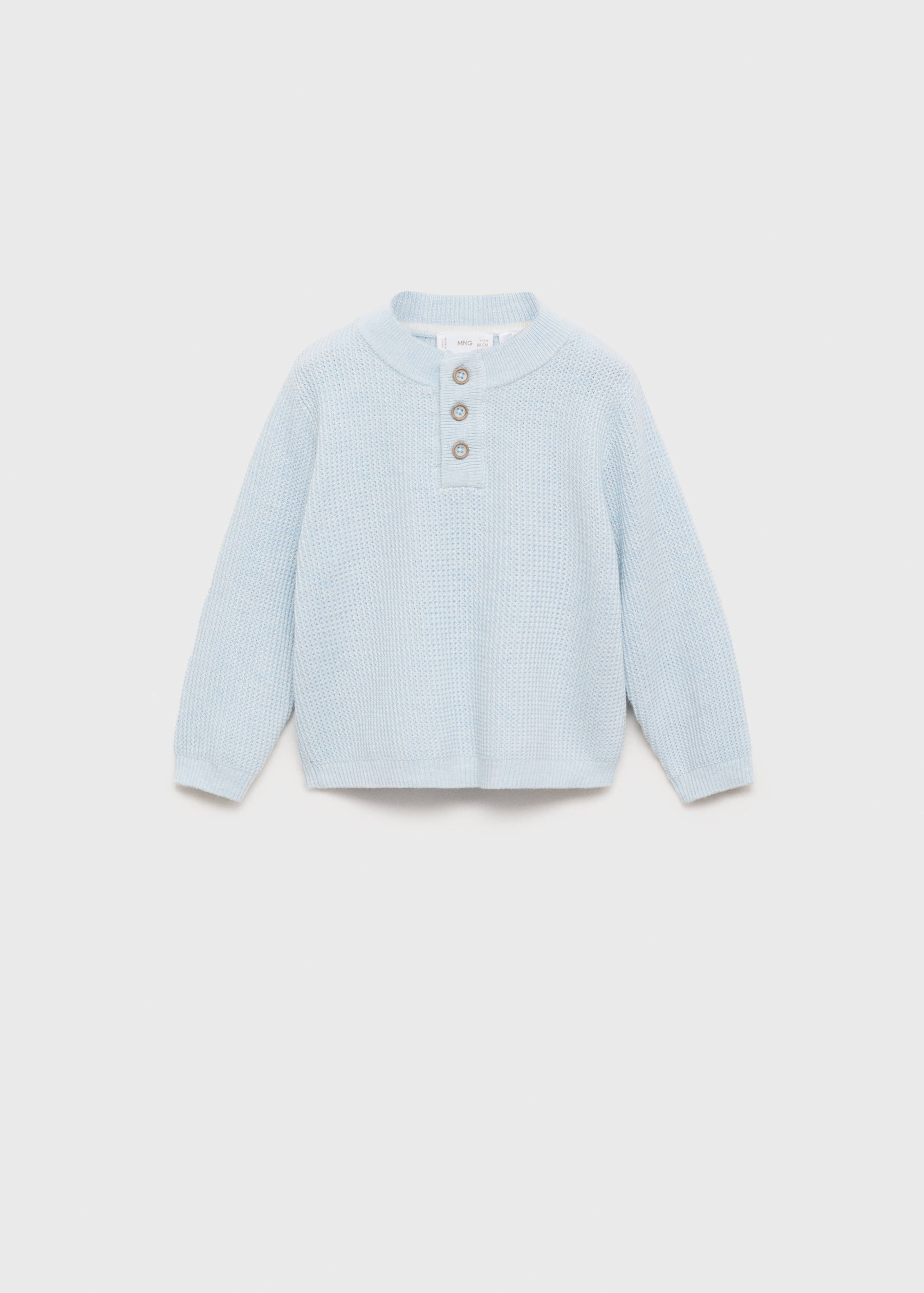 Knitted cotton sweater - Article without model