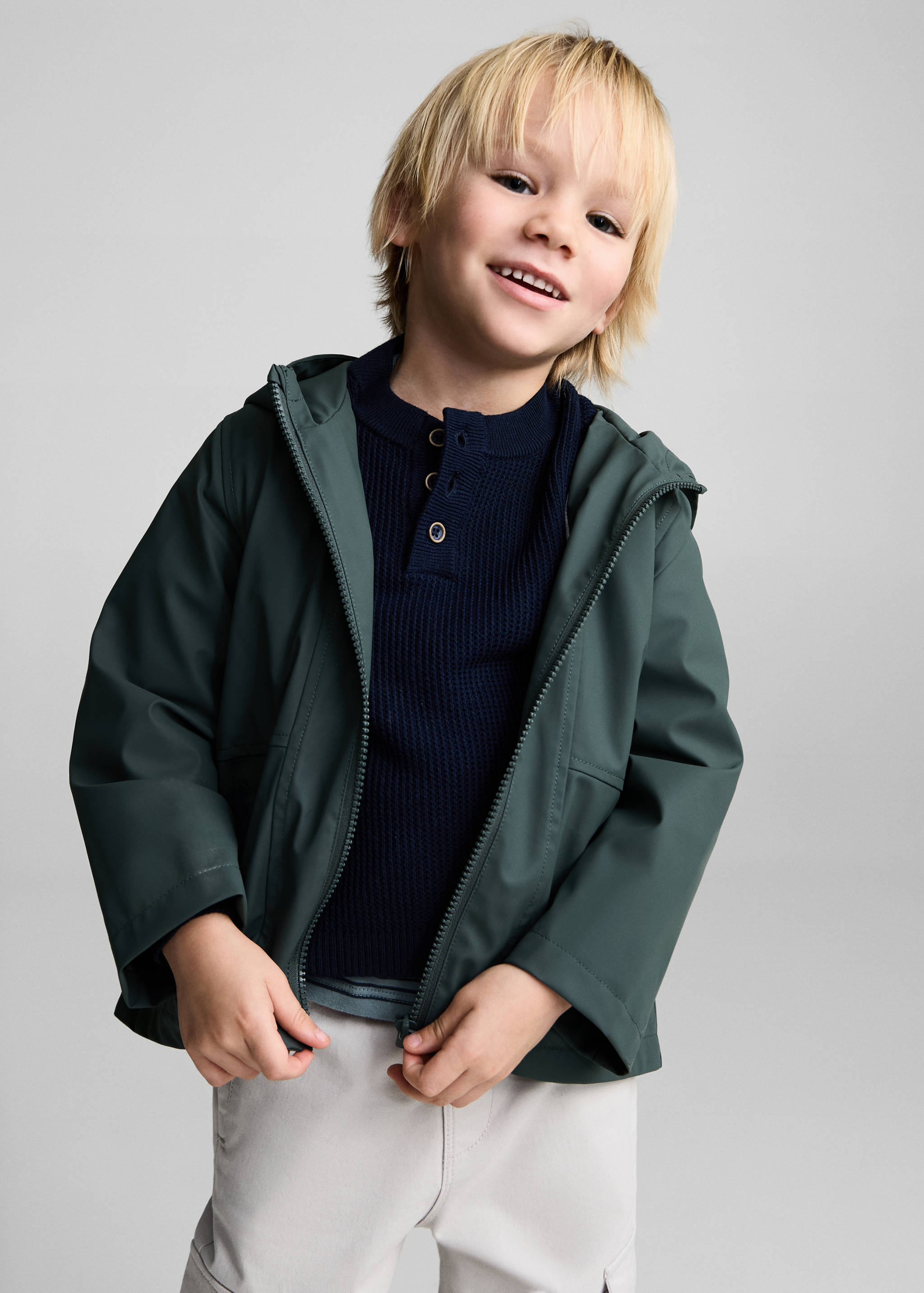 Knitted cotton sweater - Details of the article 2