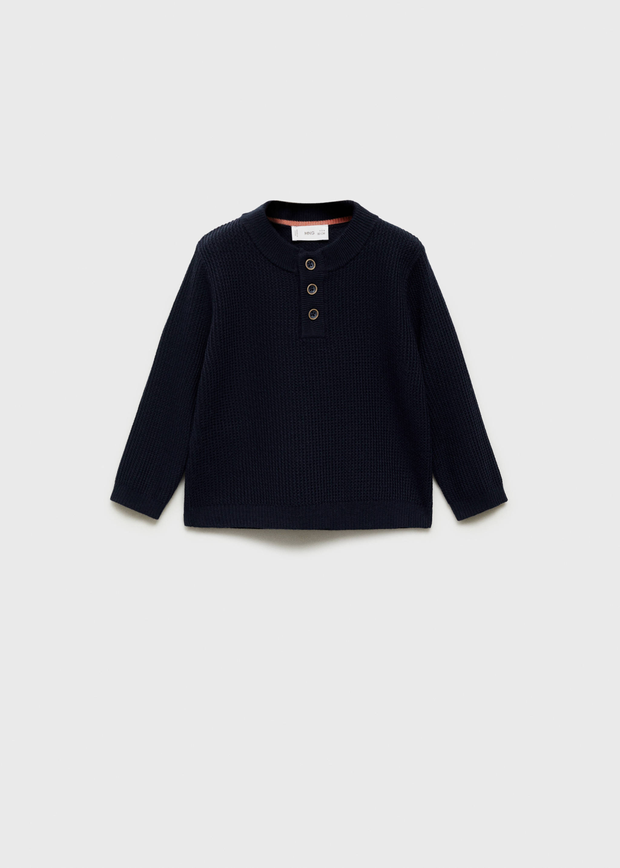 Knitted cotton sweater - Article without model