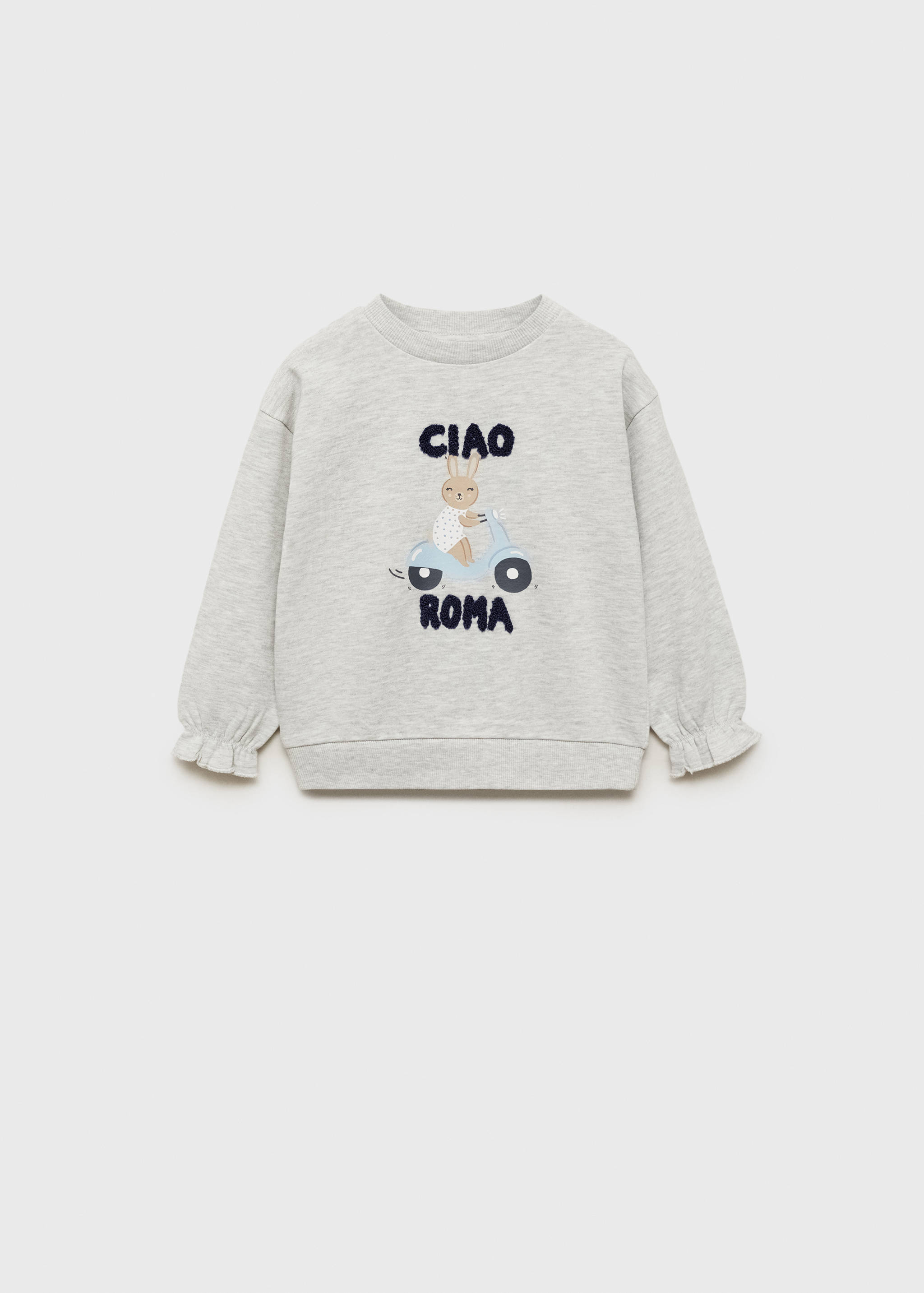 Doku desenli sweatshirt - Modelsiz ürün