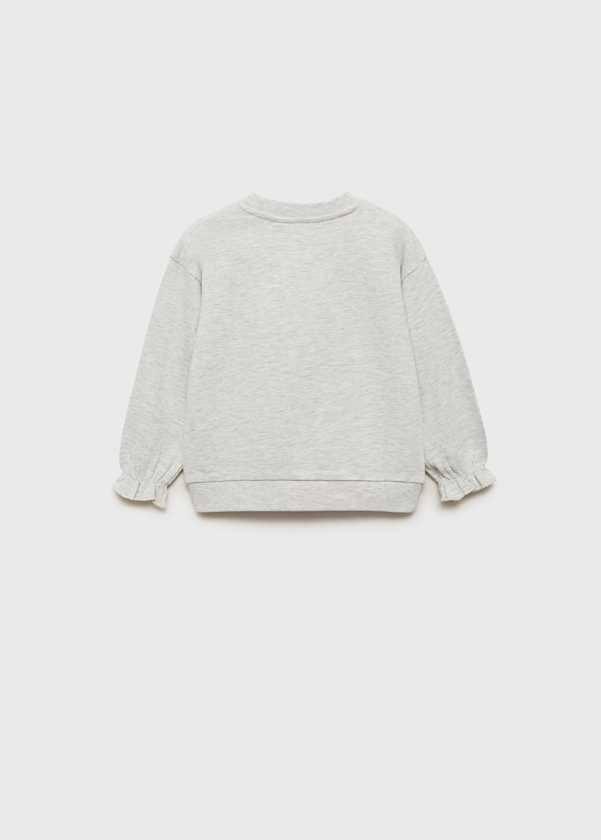 Doku desenli sweatshirt - Ürünün arkası