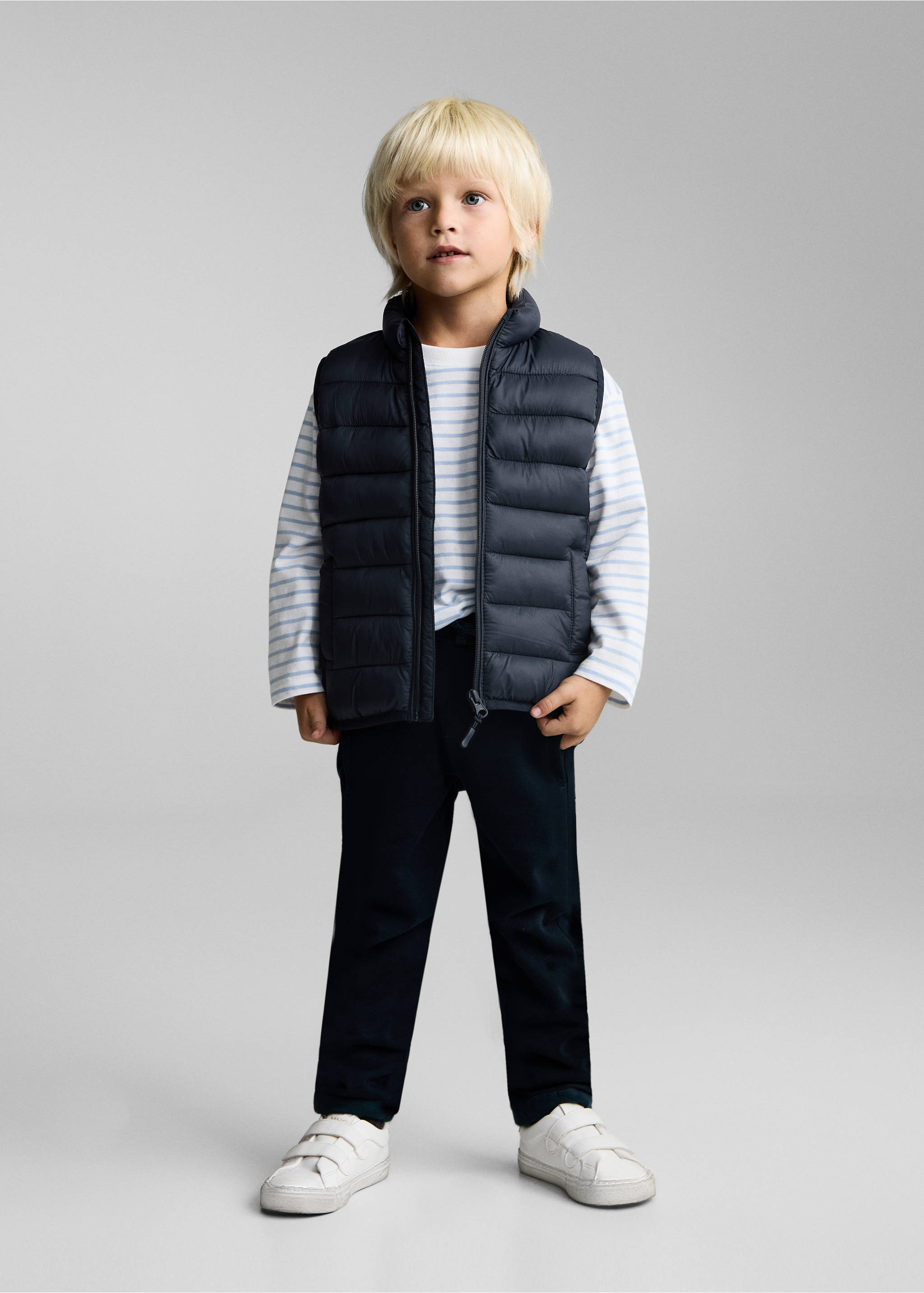 Quilted gilet - General plane, Dark Navy. Ref: 87063651-00.
