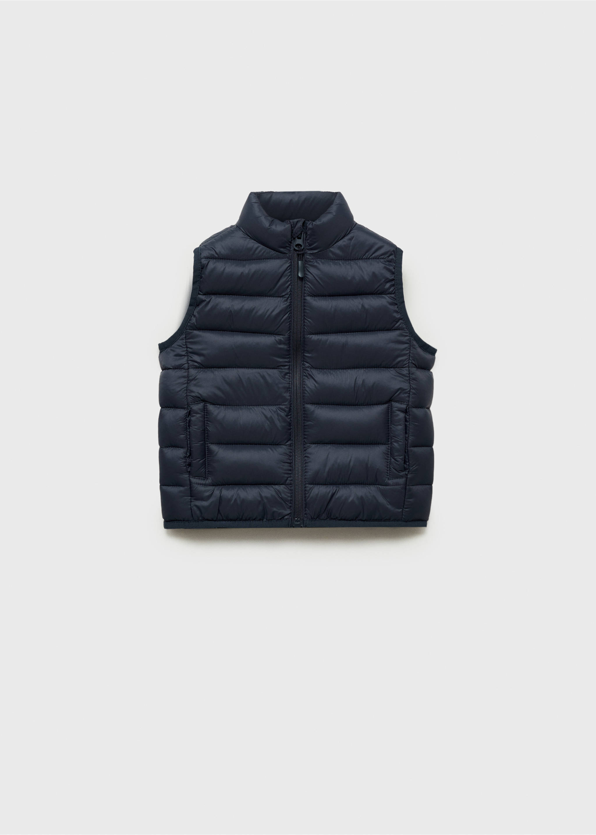 Quilted gilet - Article without model, Dark Navy. Ref: 87063651-00.