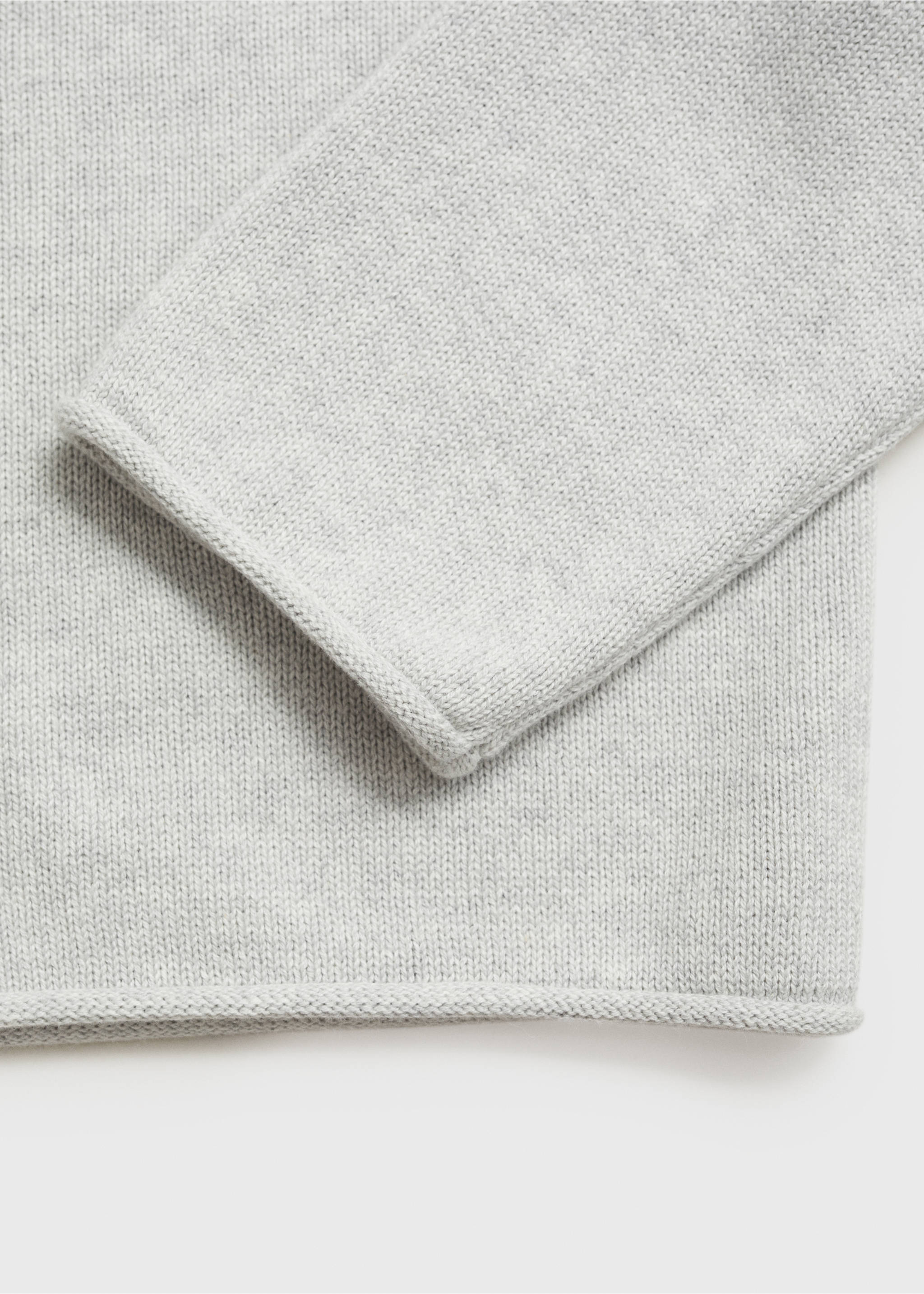 Jersey punto algodón - Detalle del artículo 8, Gris claro vigoré. Ref: 87063652-00.