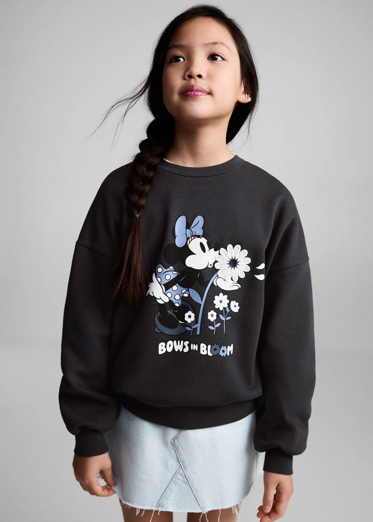 Minnie Mouse sweatshirt — Charcoal