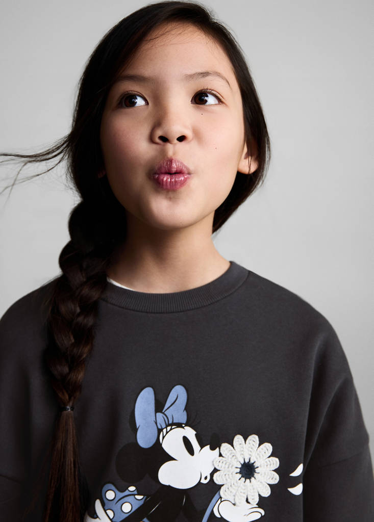 Minnie Mouse sweatshirt — Charcoal