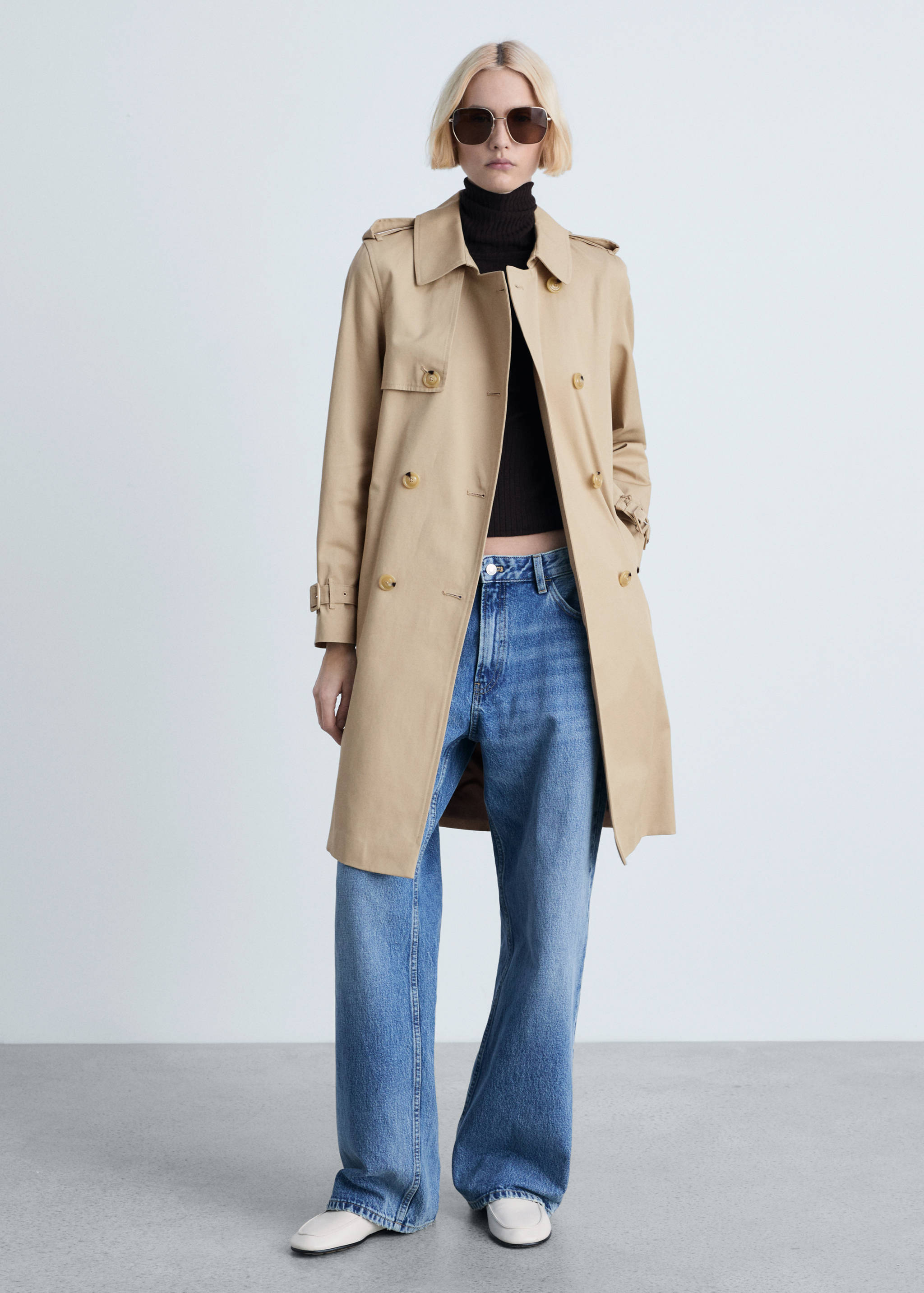 Trench classique ceinture - Plan général