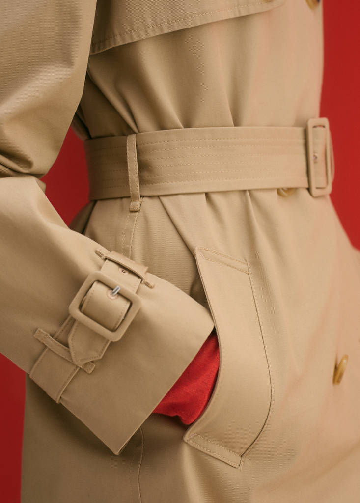 Classic trench coat with belt - thumbnail 7