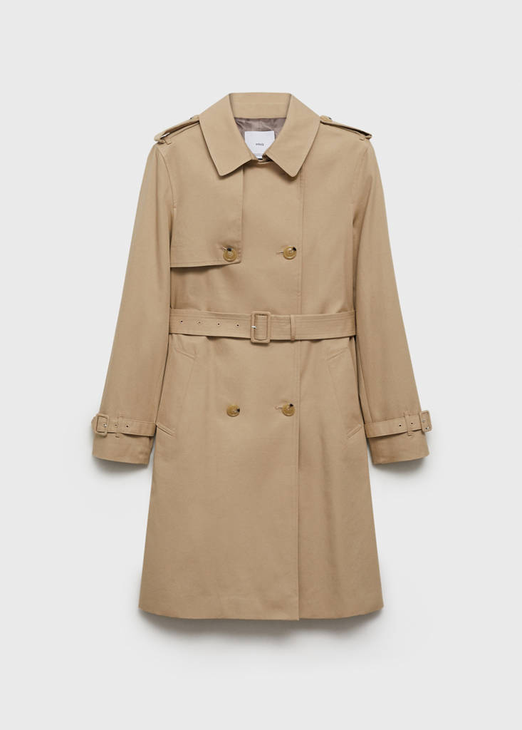 Classic trench coat with belt - thumbnail 4