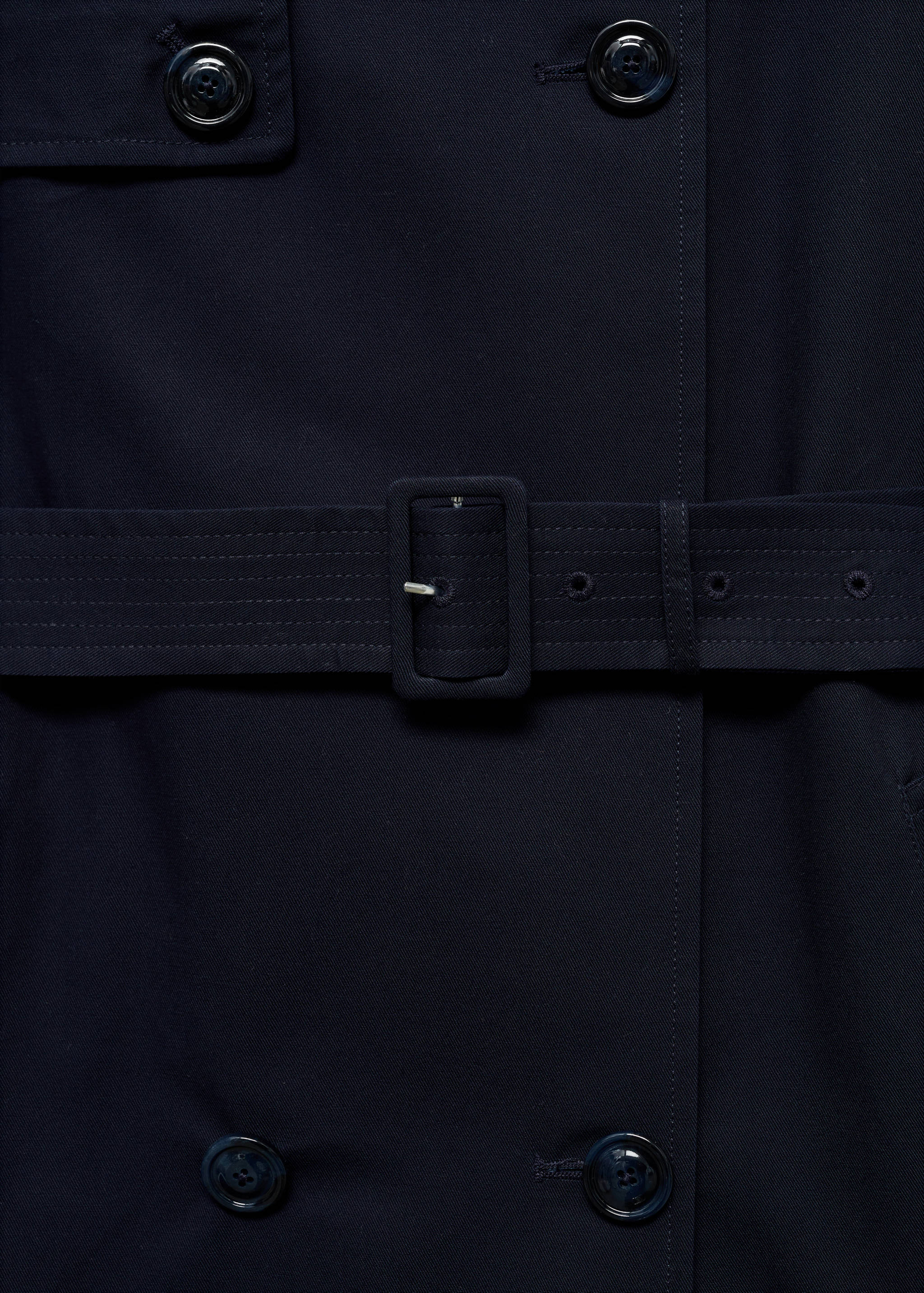 Classic trench coat with belt - Details of the article 8