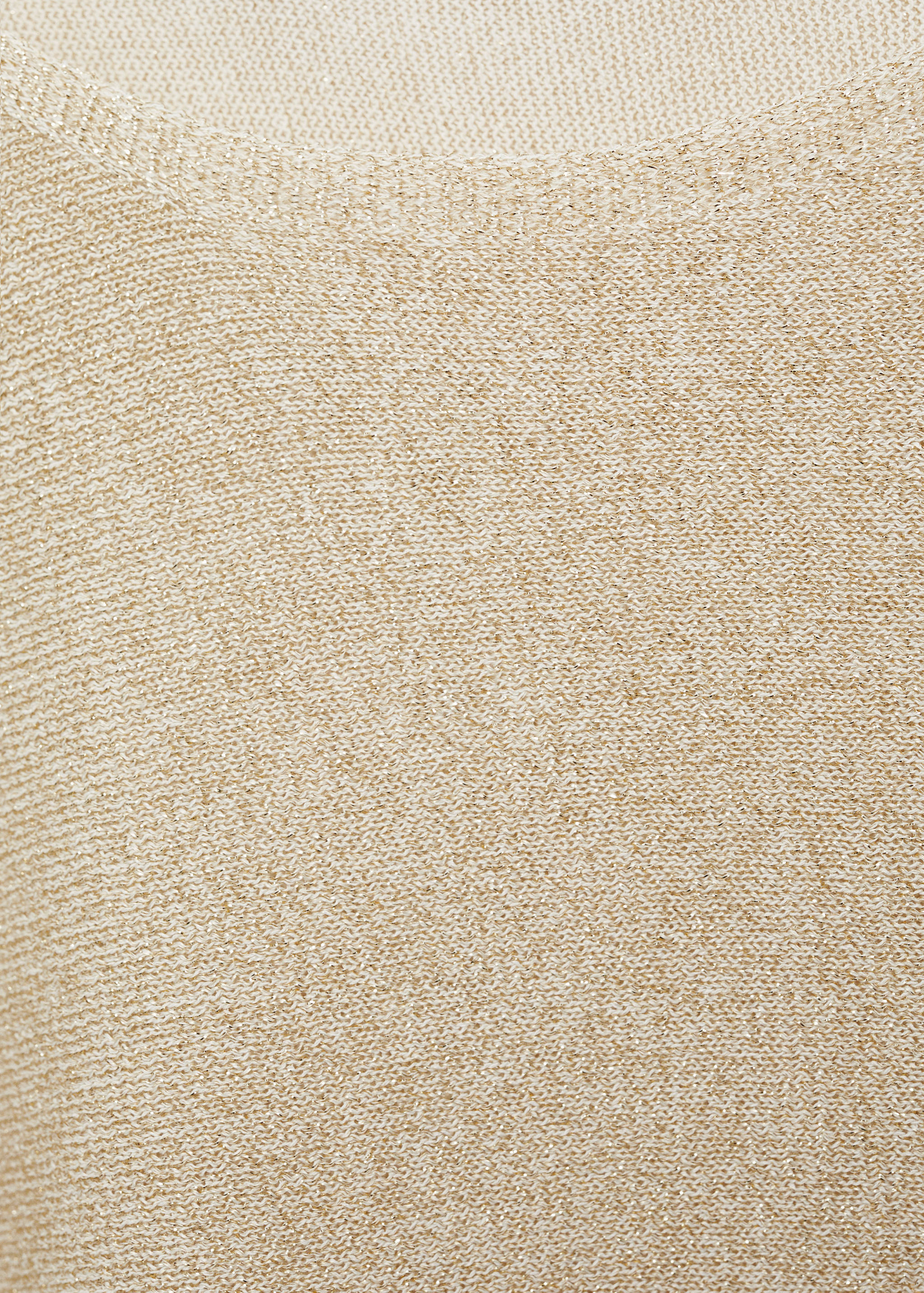 Асимметричный вязаный кейп с люрексом - Деталь изделия 8